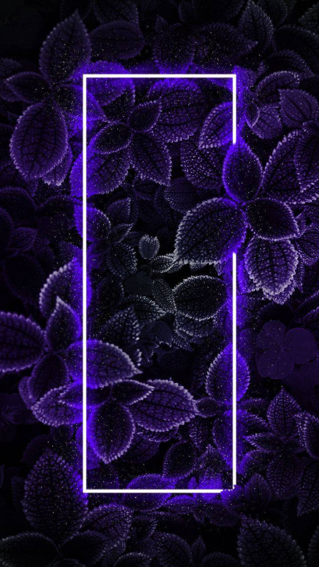 4k Neon Iphone Foliage Wallpaper