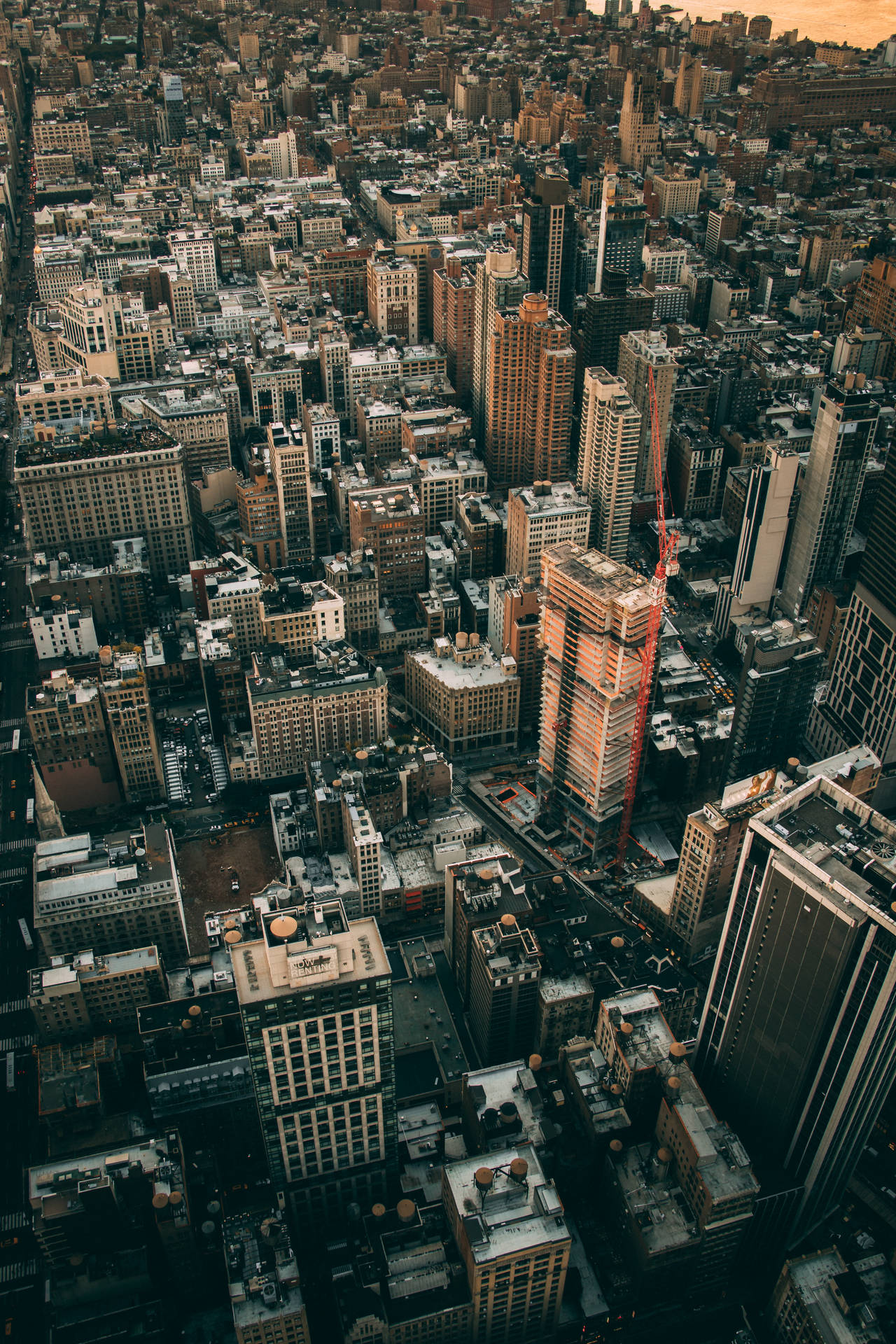 4K New York Aerial Shot Wallpaper