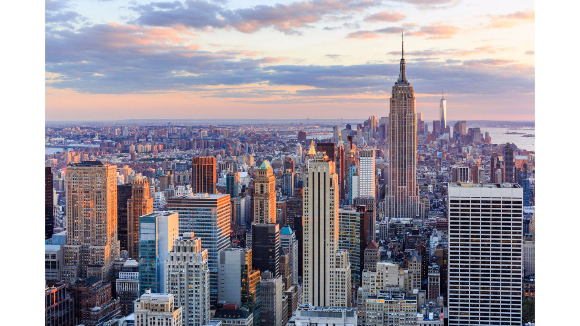 Apreciara Majestosa Vista De Nova York Em 4k. Papel de Parede