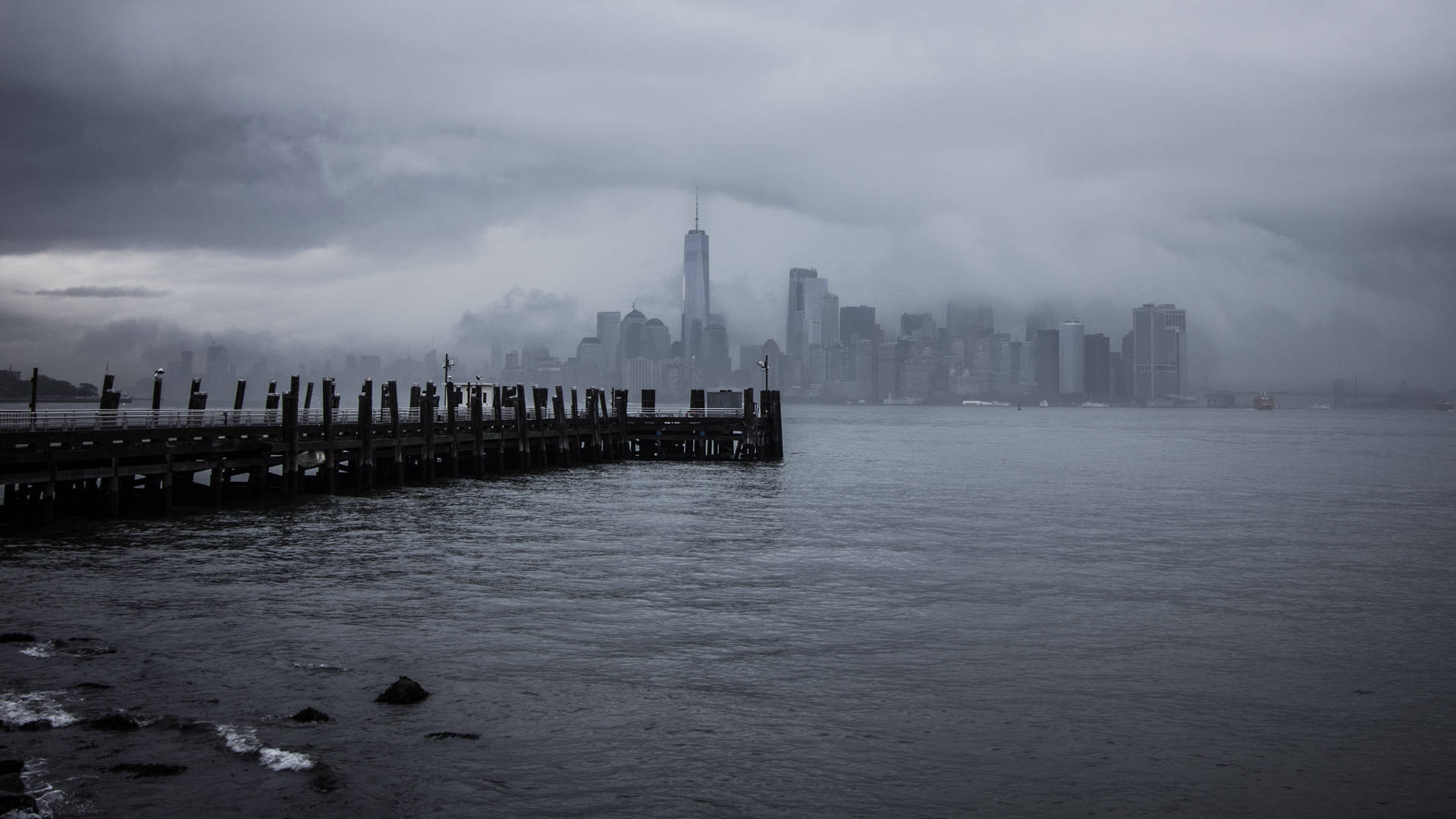 4k New York City Fog Wallpaper