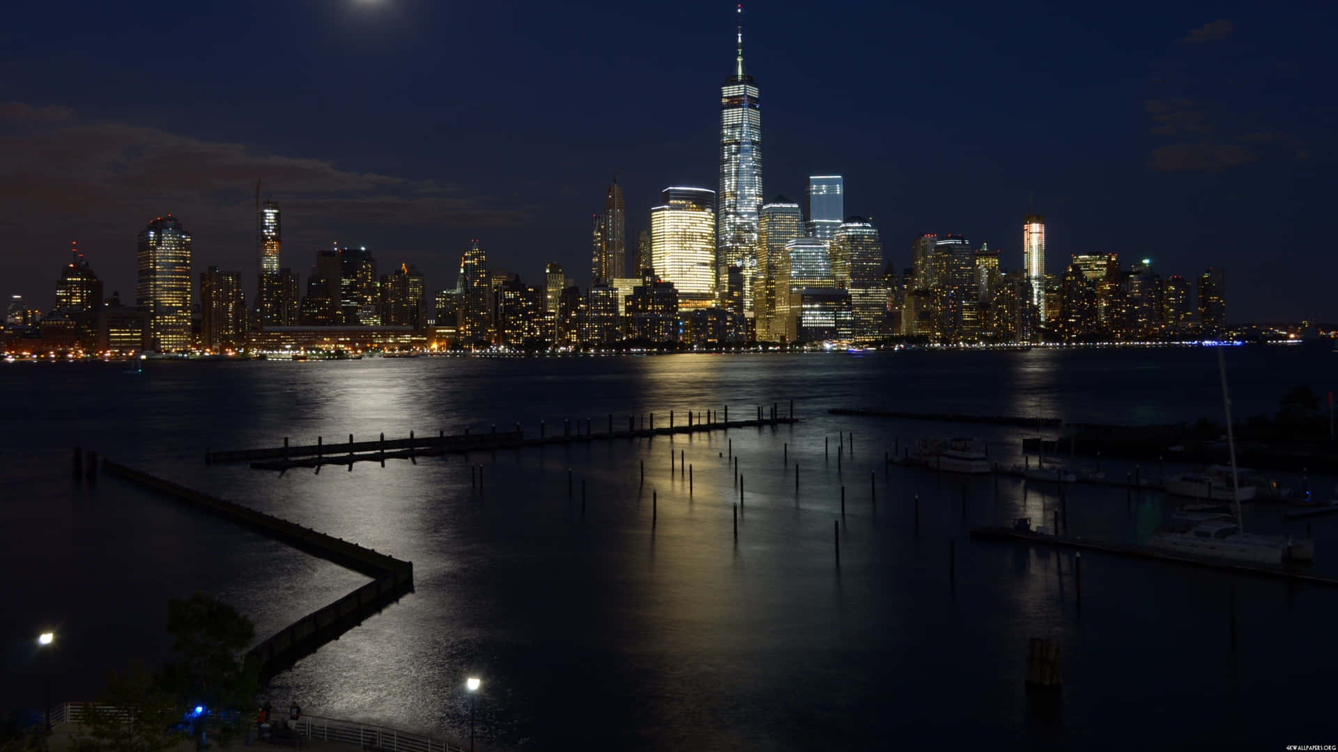 Download 4k New York City Night Wallpaper 