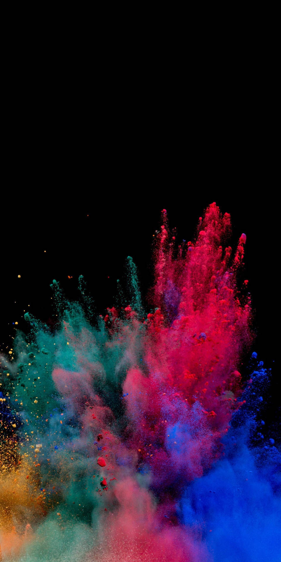 4k Phone Background Colorful Explosion Wallpaper