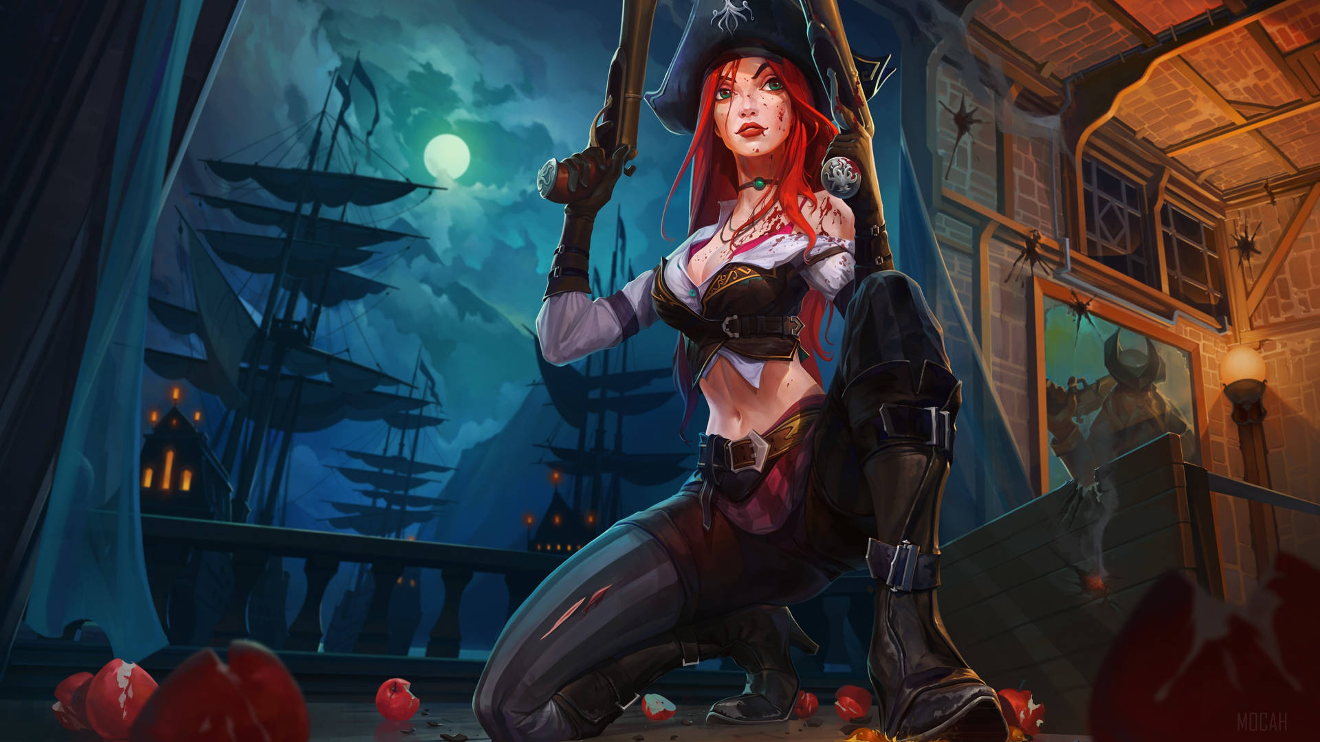 4k Pirate Miss Fortune Wallpaper
