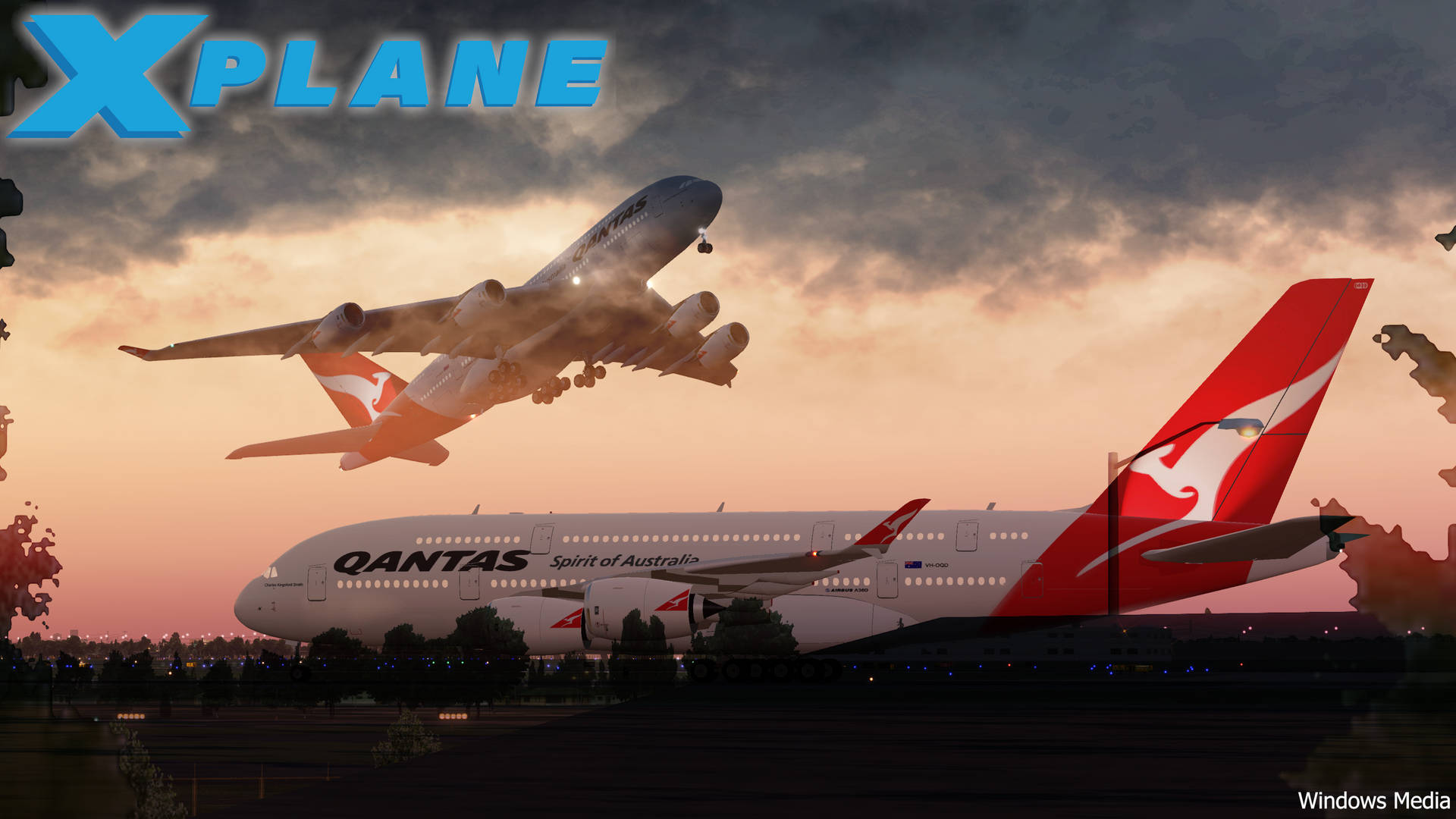 4k Plane Qantas Airplane Wallpaper