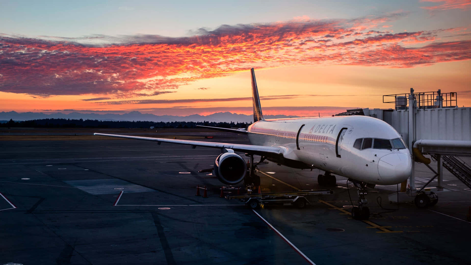 4k Planes Sunset Passenger Wallpaper