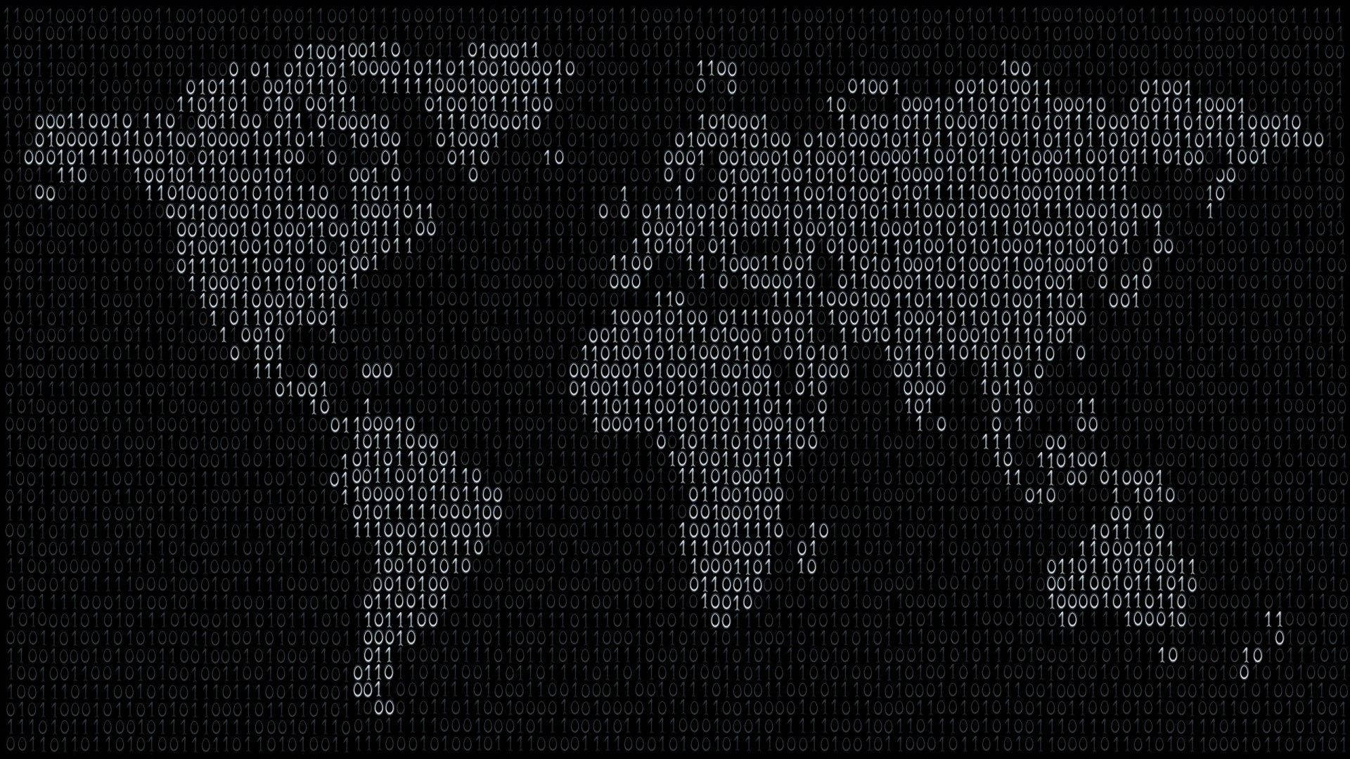 4k Programming Digital World Map