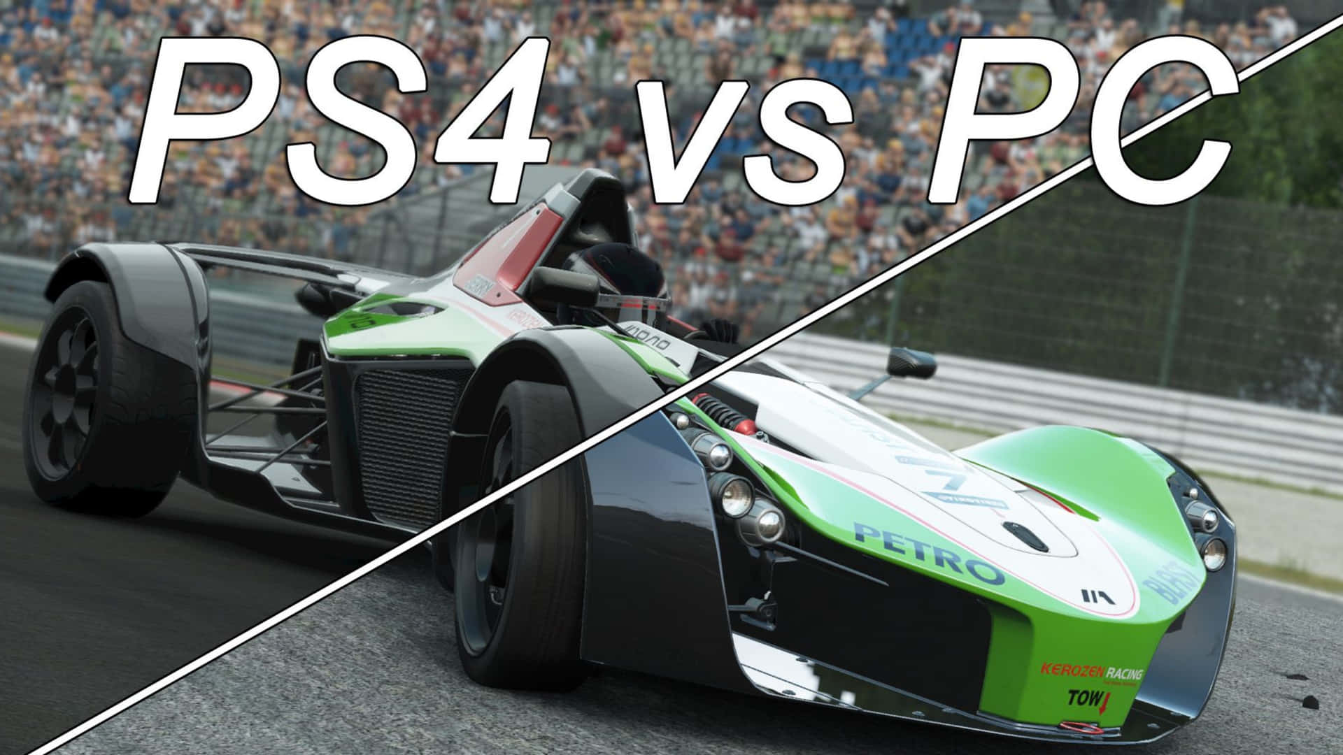 4k Project Cars PS4 VS PC Comparison Background
