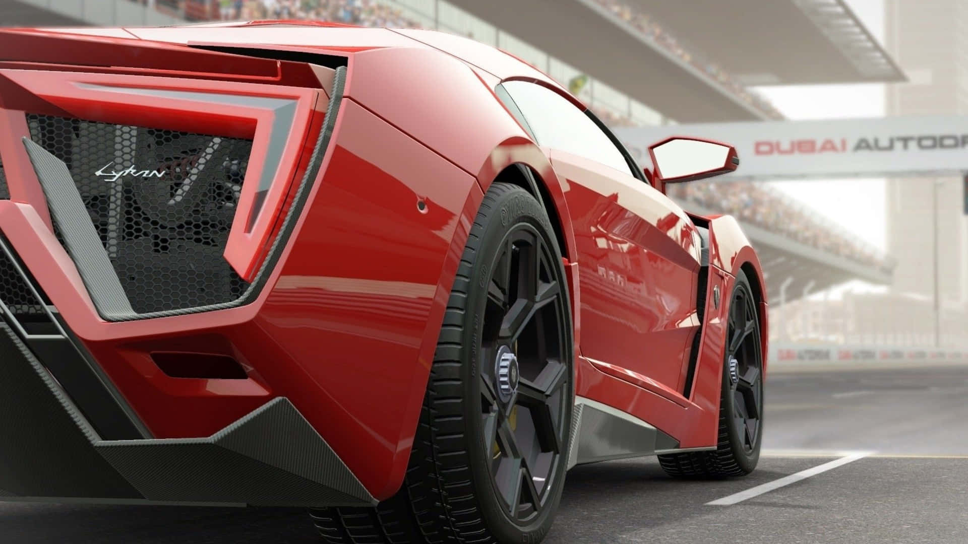 4k Project Cars Red W Motors Lykan Hypersport Background