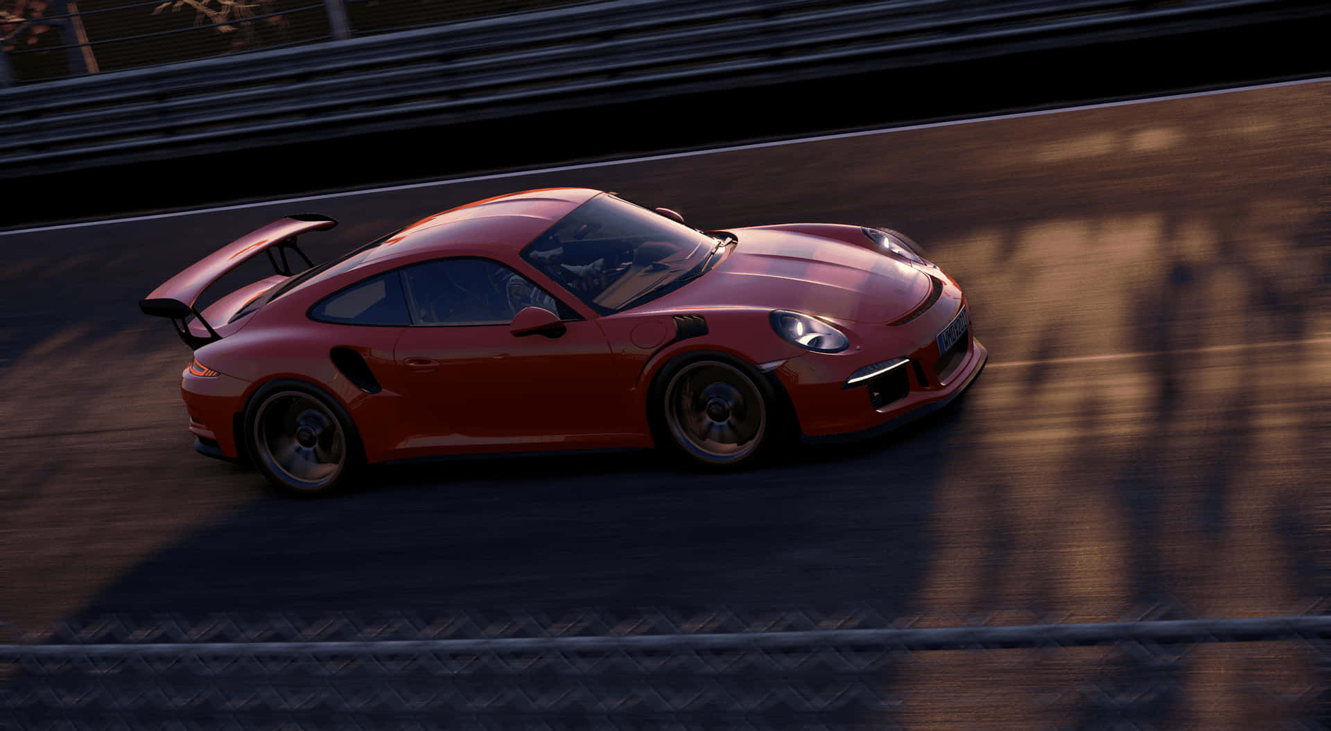4k Project Cars Red 2016 Porsche 911 GT3 RS Background