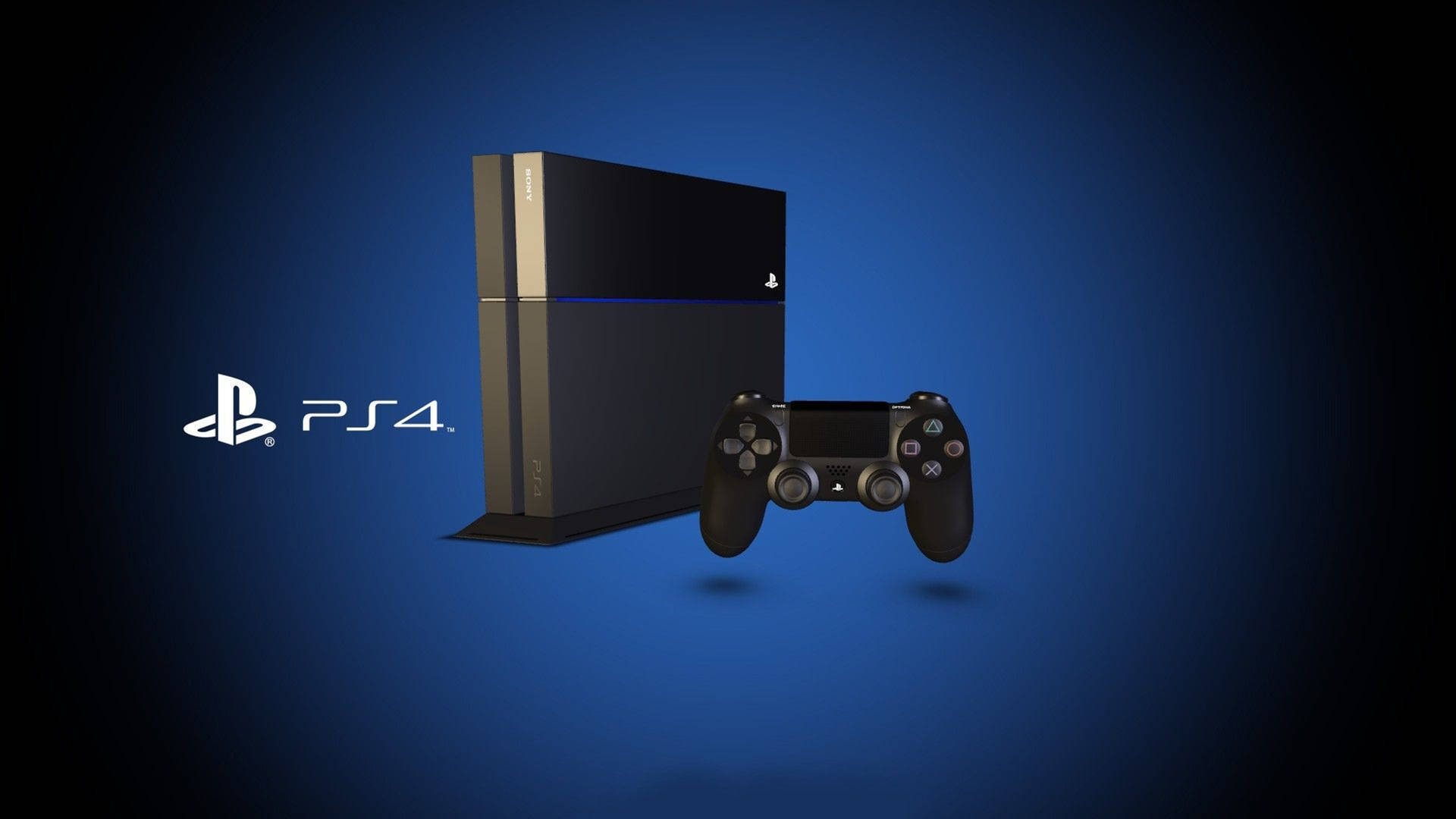 4K PS4 Console And Controller Wallpaper