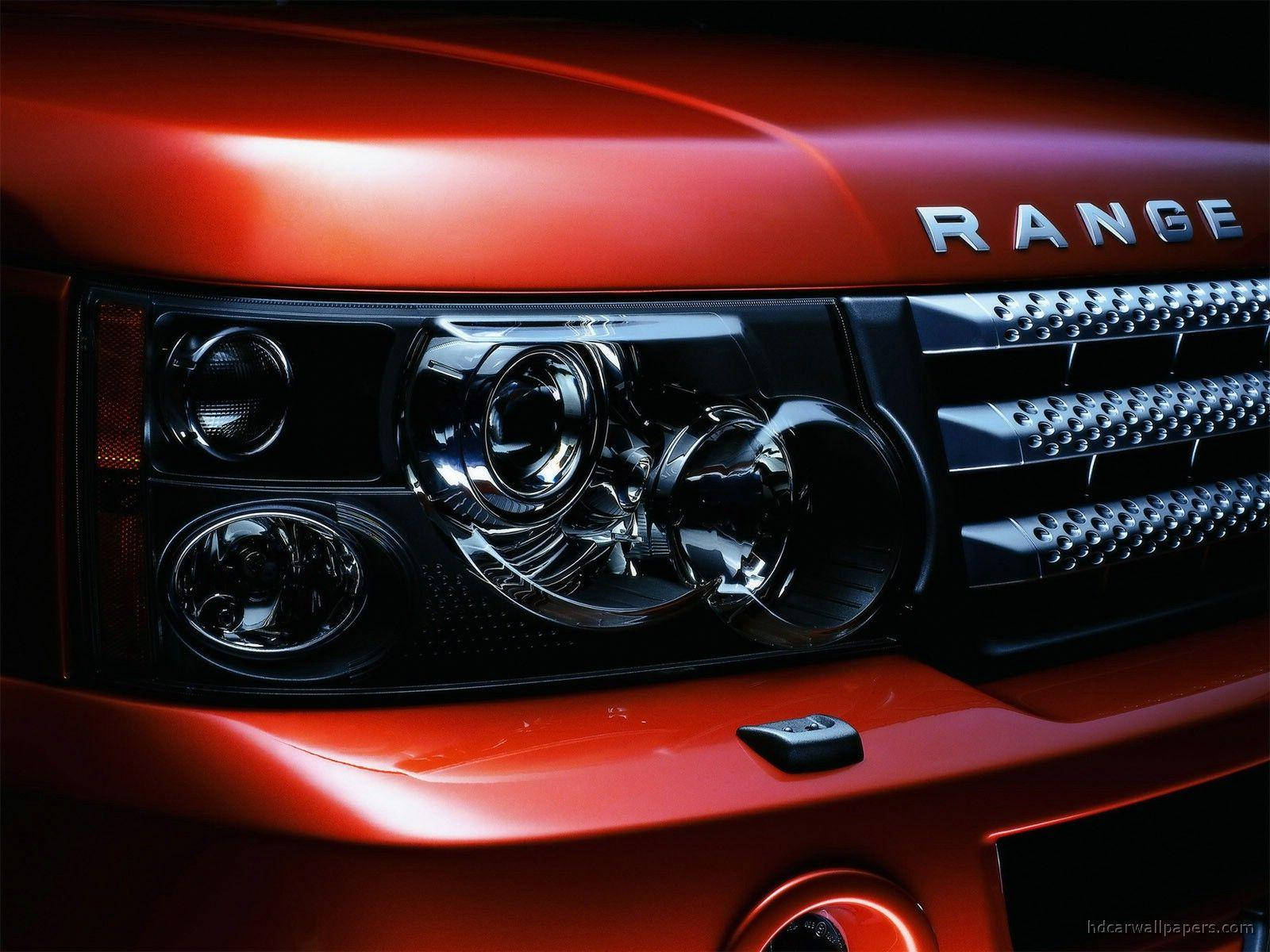 4k Range Rover Headlight Wallpaper