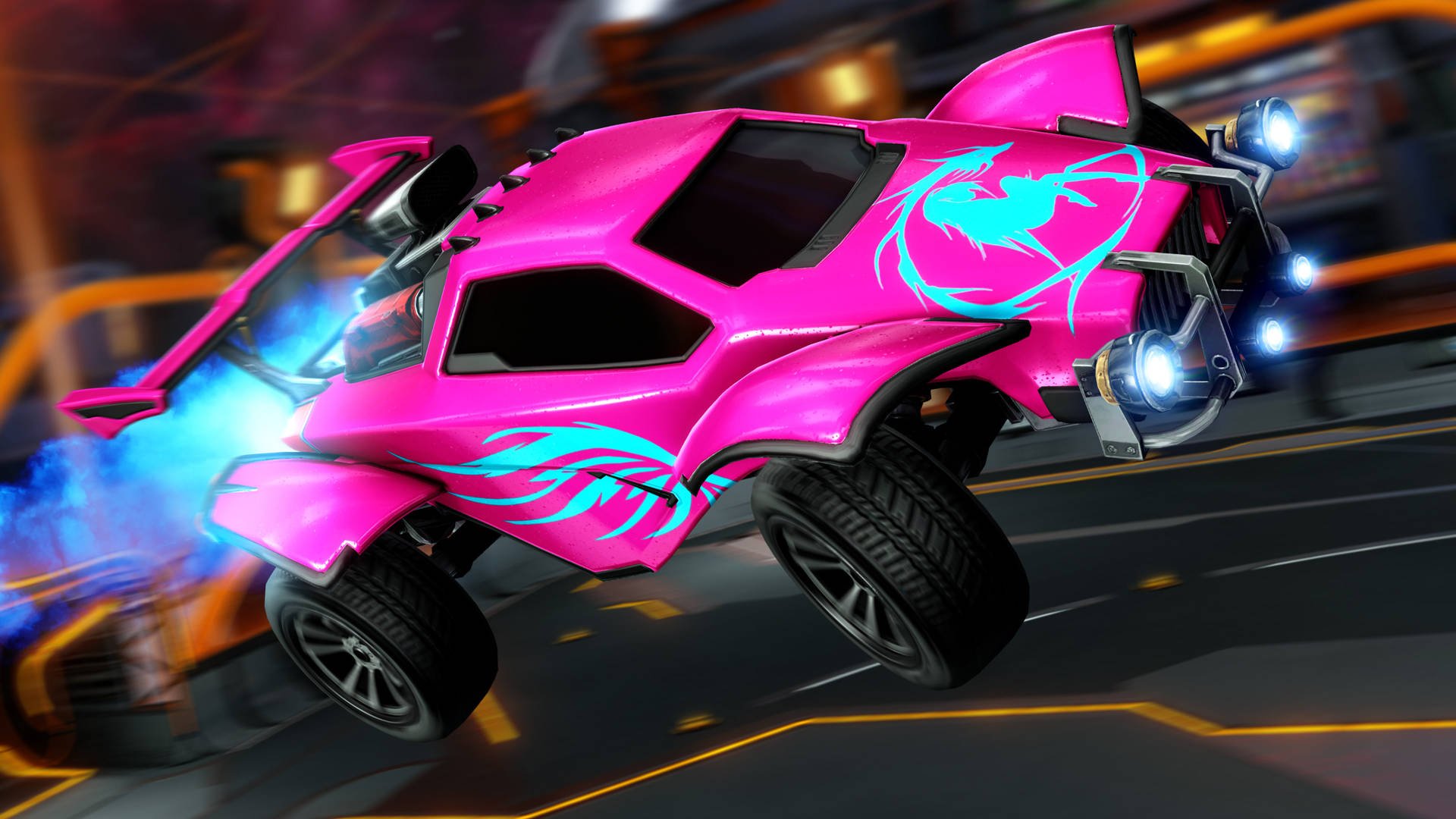 4k Rocket League Pink Octane Wallpaper