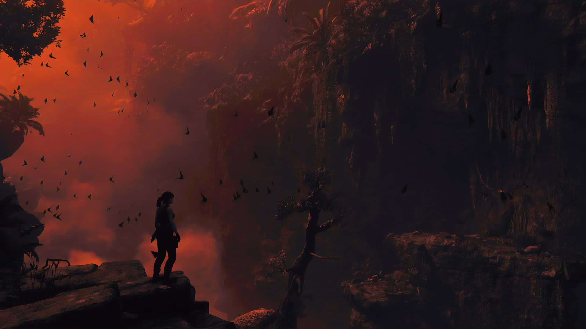 Peruanskadjungeln 4k Shadow Of The Tomb Raider Bakgrund.