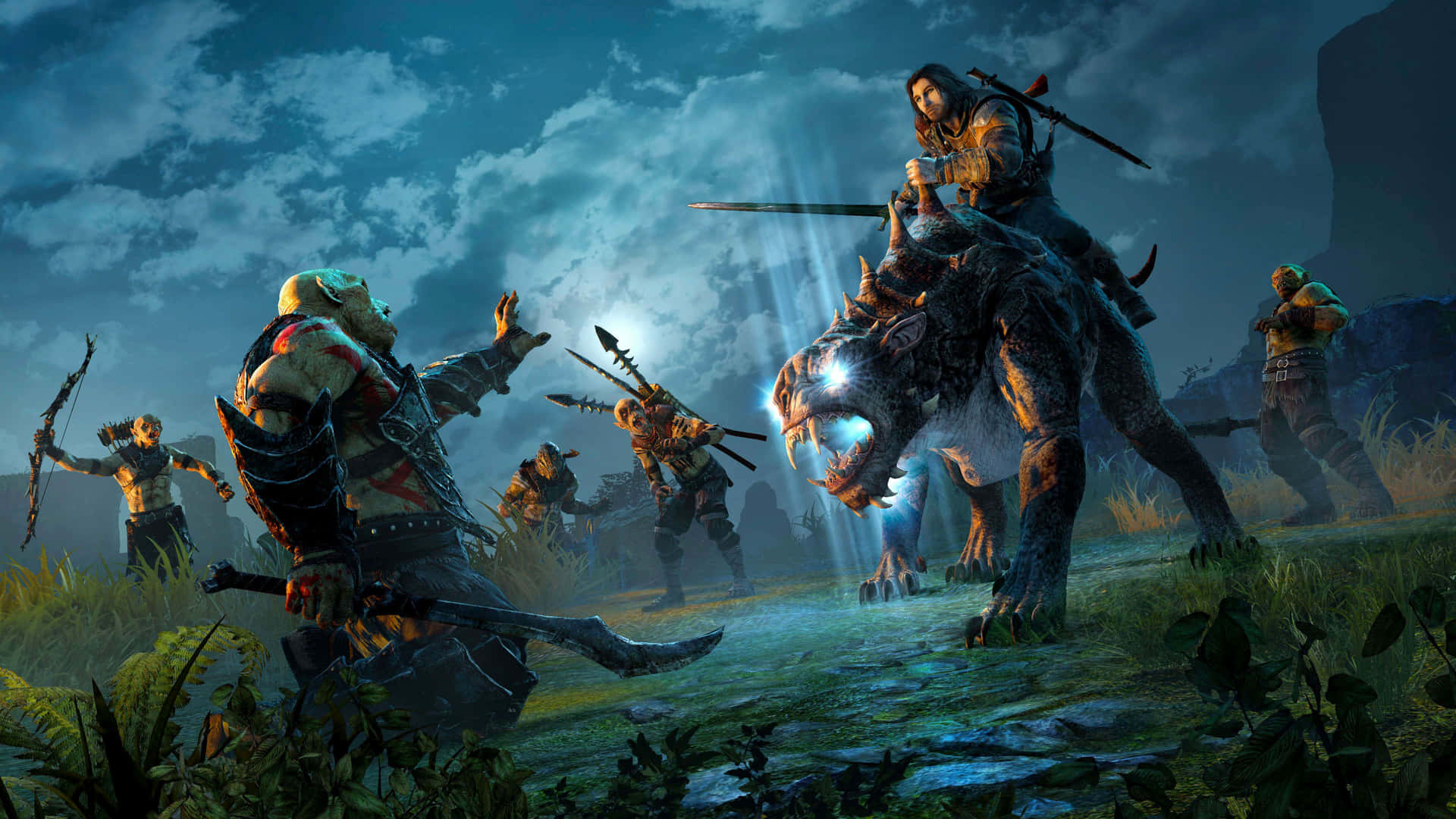 Epic Battles Await in 4K Resolution - Shadow of War Background
