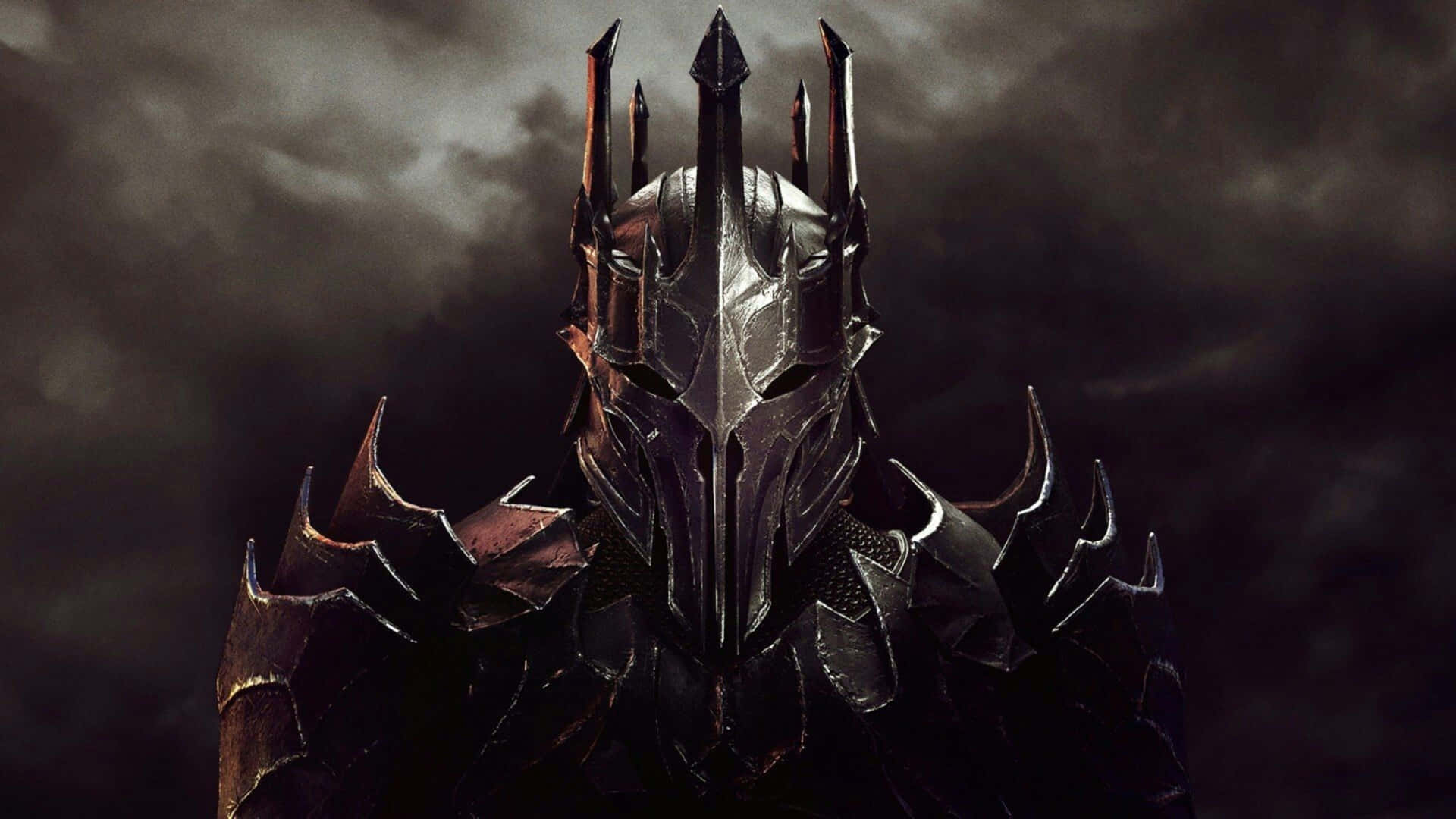 4kshadow Of War Bakgrund Sauron Mörk Molning