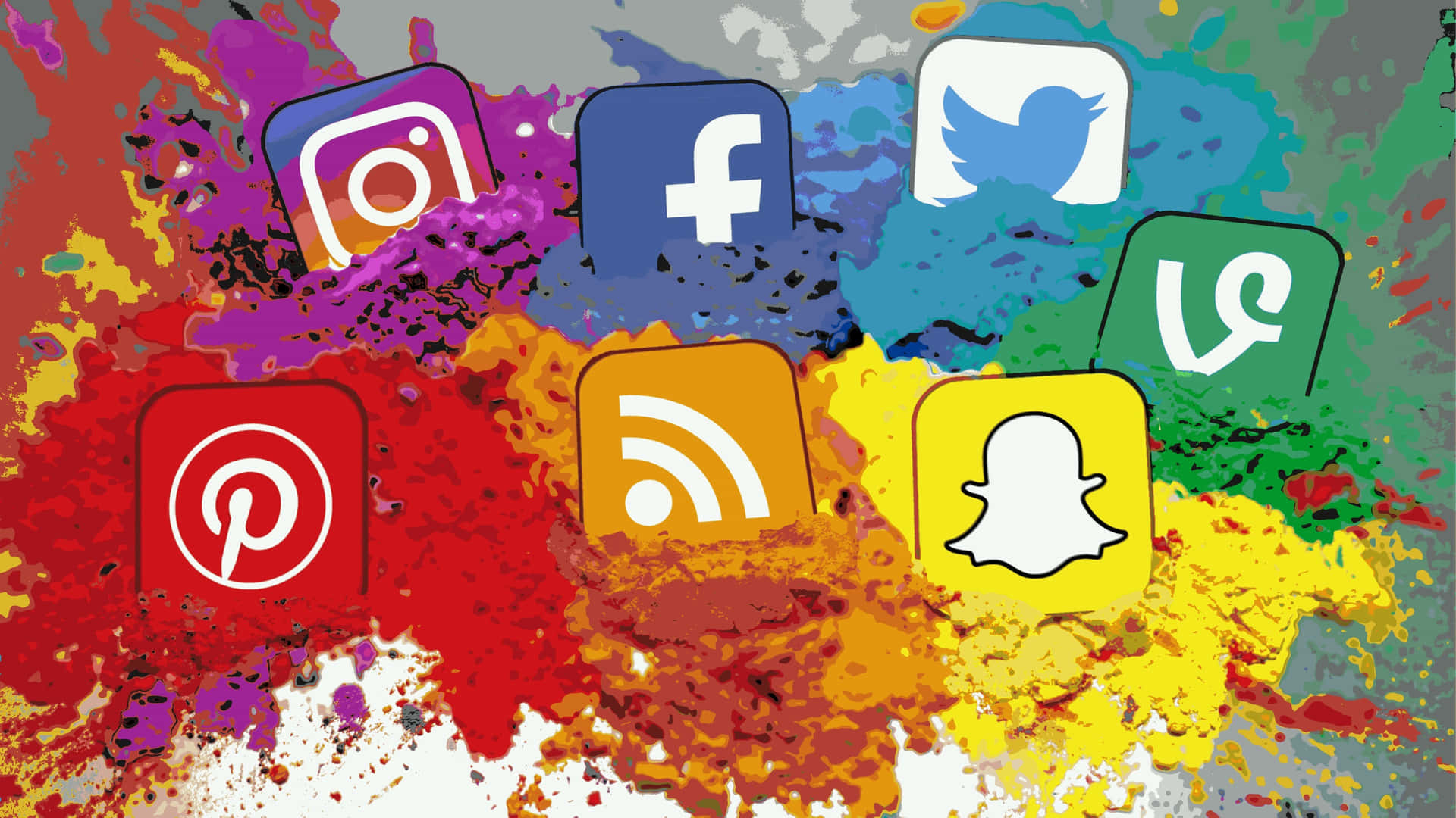 Rainbow Aesthetic 4k Social Media Apps Background Idea Background