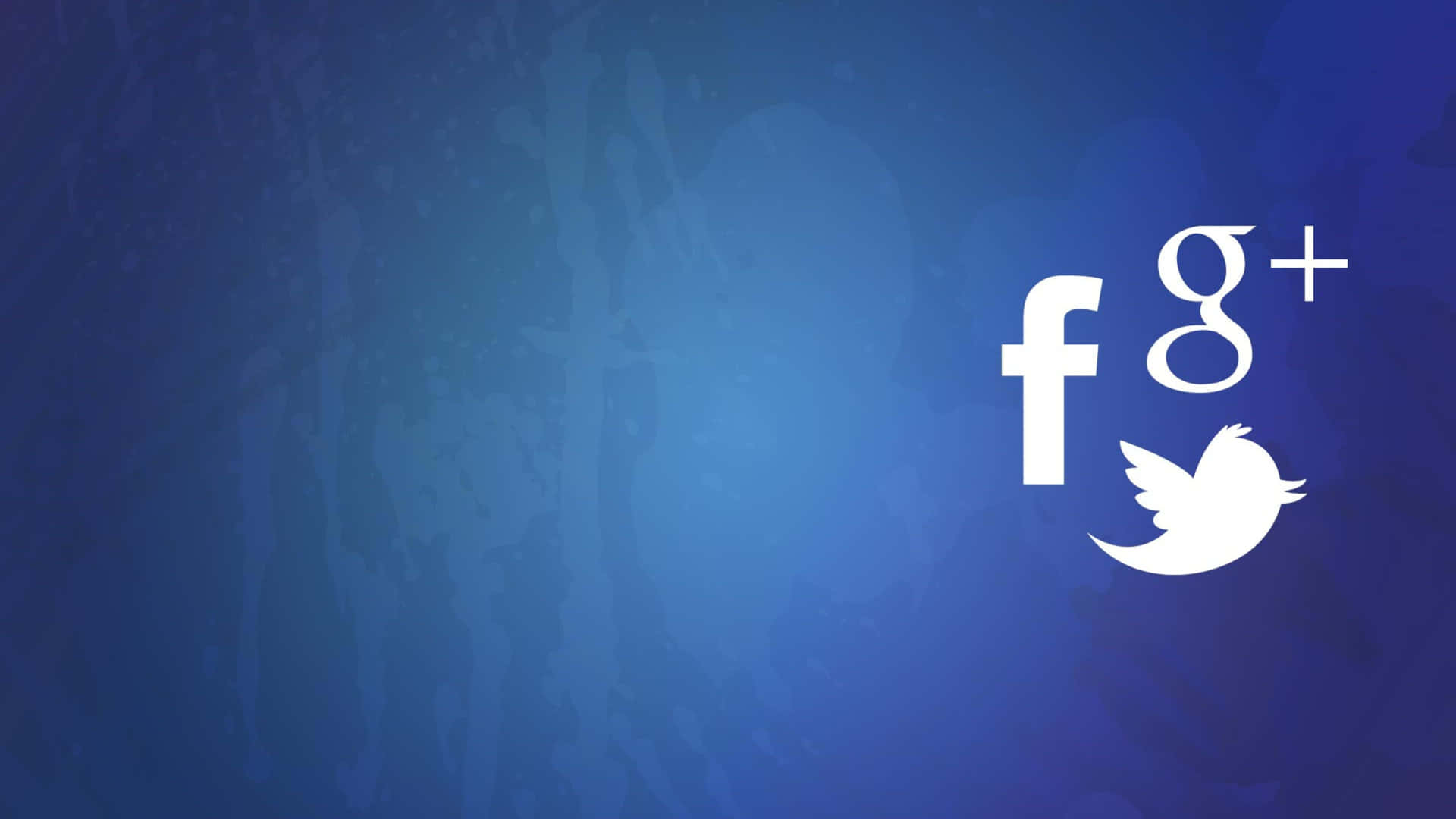 Landschaftlichesblau-weißes 4k Hintergrundbild Mit Social-media-logos