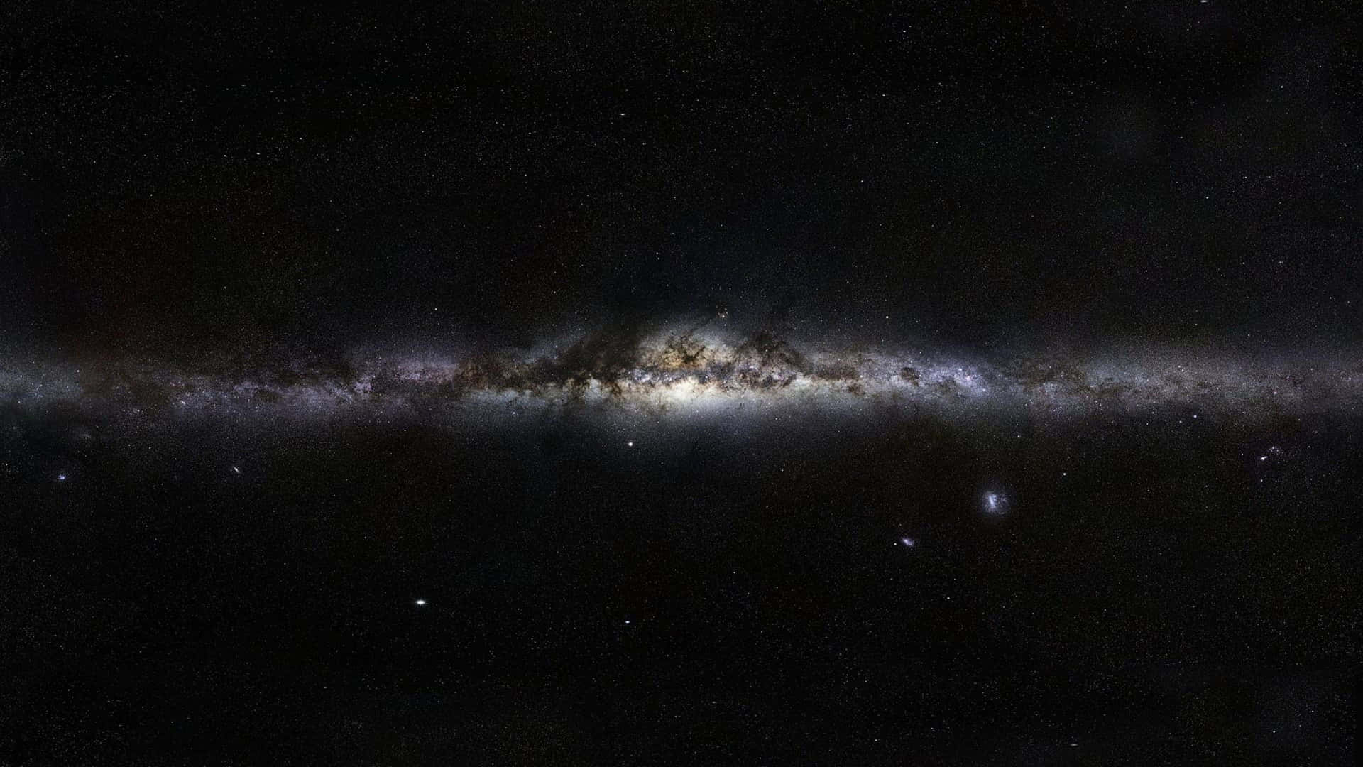 Visãopanorâmica Da Via Láctea Em 4k Estrelas. Papel de Parede