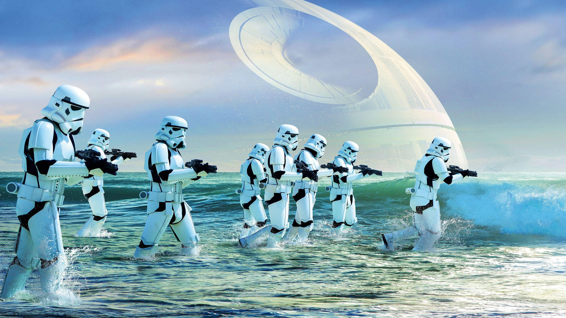 4K Star Wars Rogue One Stormtroopers Tapet Wallpaper