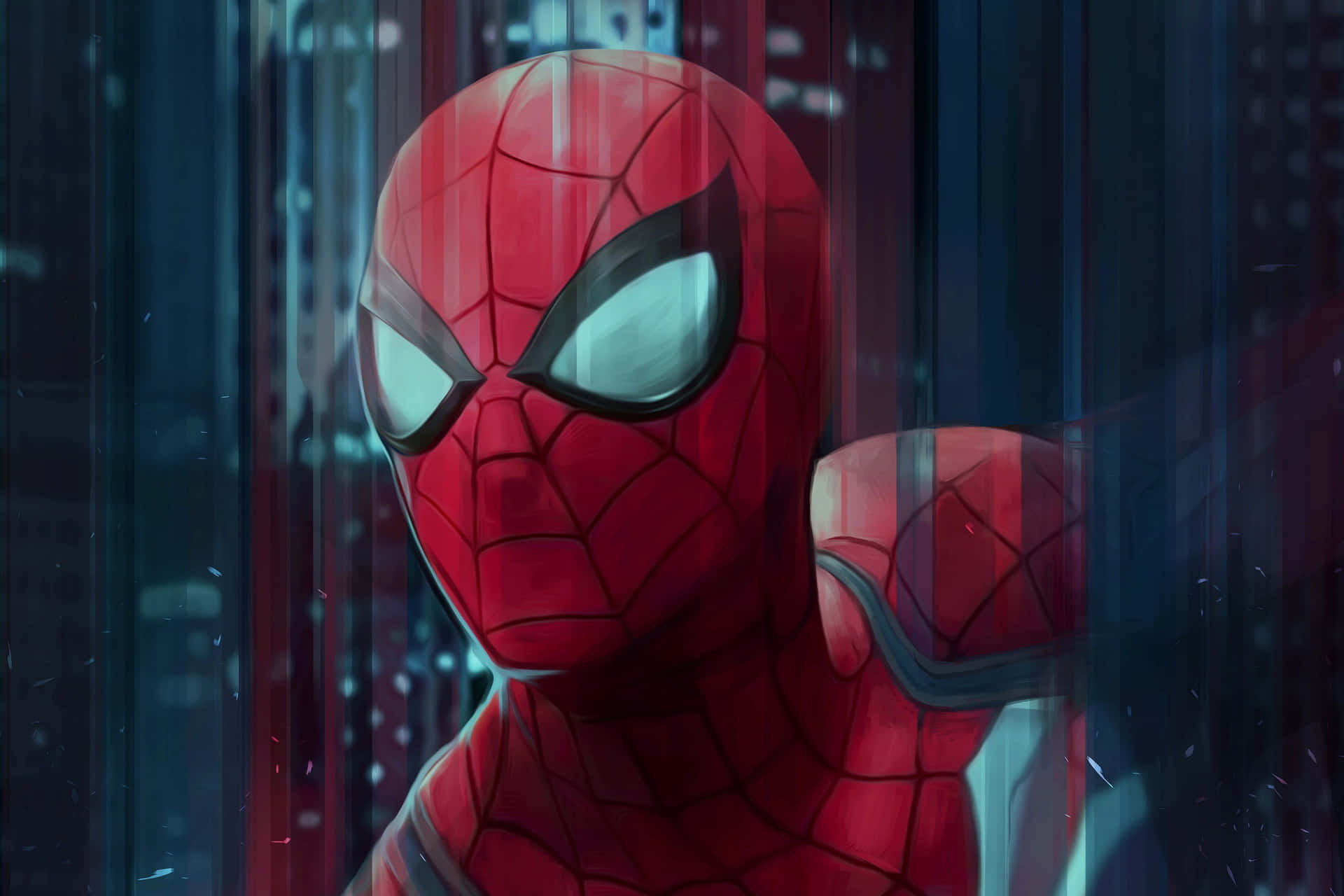 Spiderman En La Ciudad Fondo de pantalla