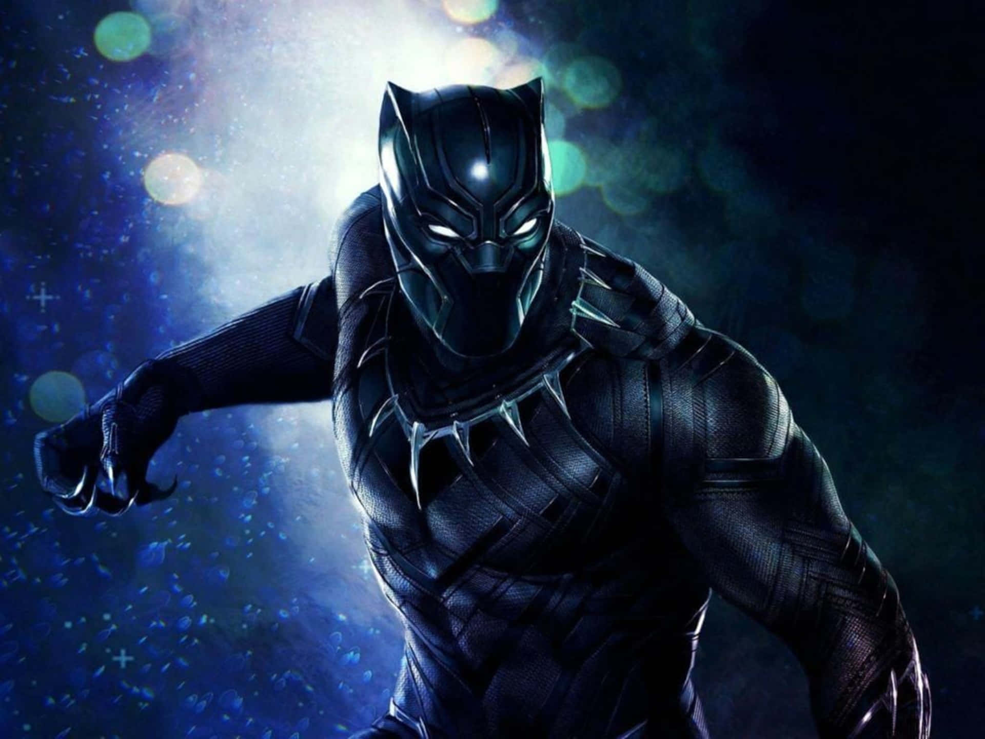 4K Superhero Marvel's Black Panther Design Tapet Wallpaper