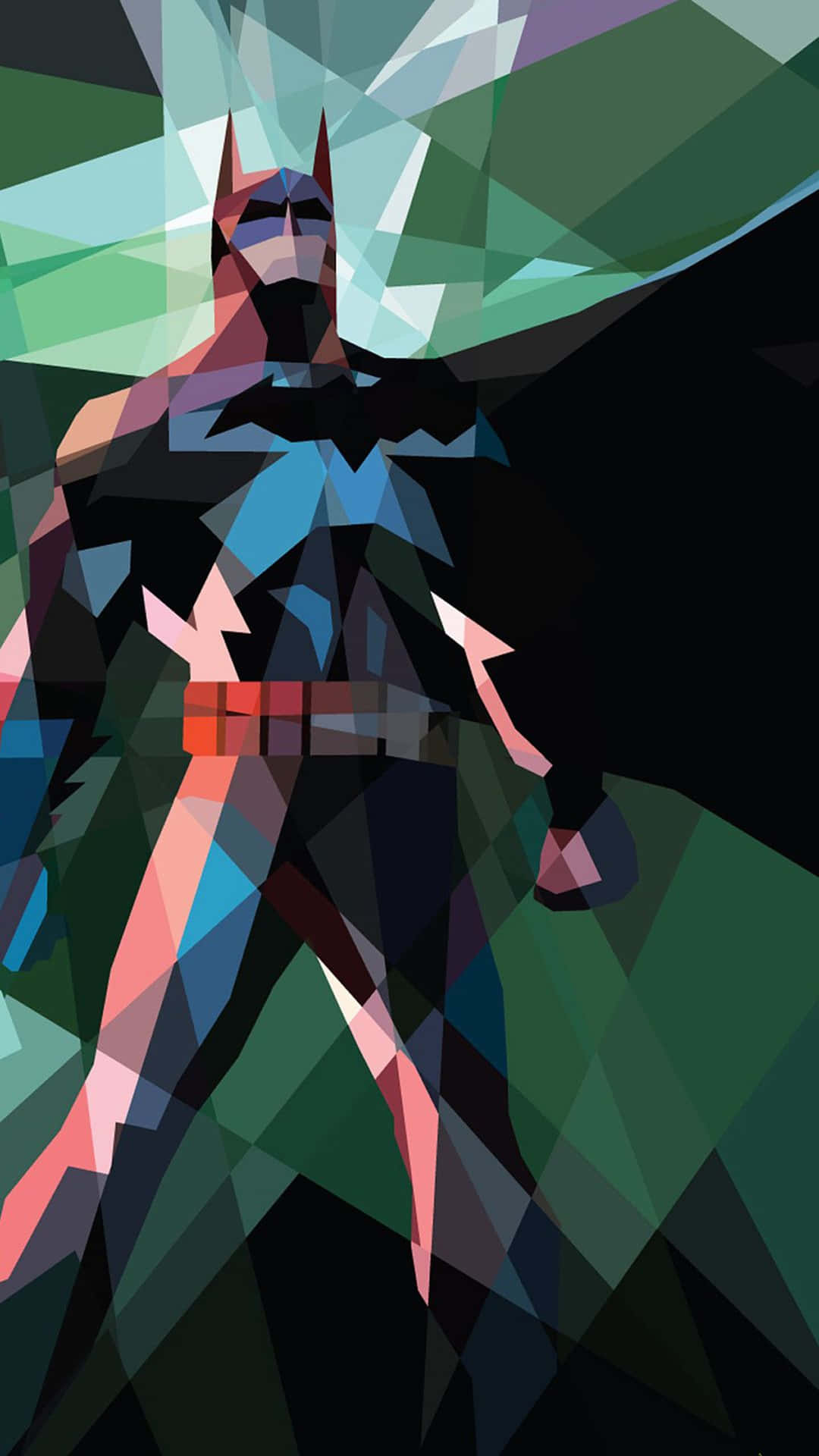 4ksuperhjälte Dc Comics Batman Pixelkonst Wallpaper