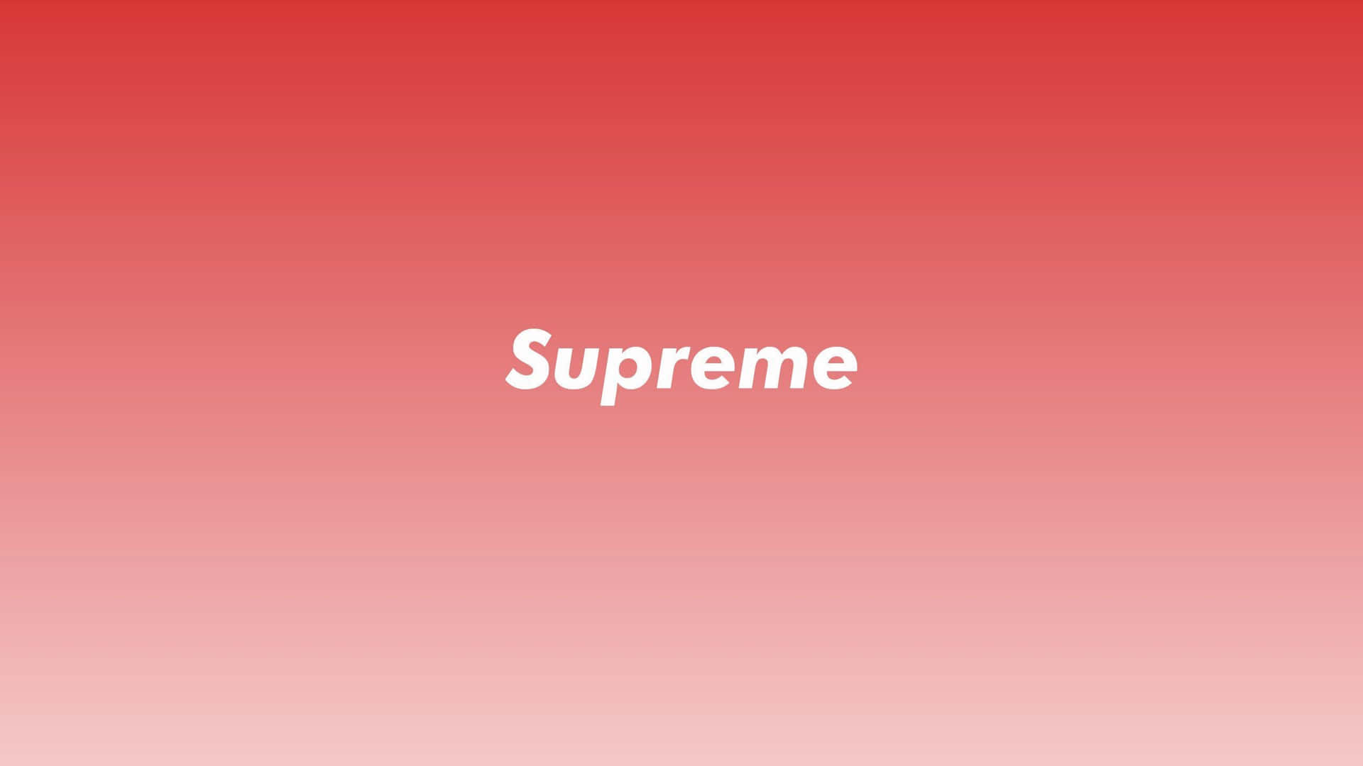 4K Supreme In Red Ombre Wallpaper