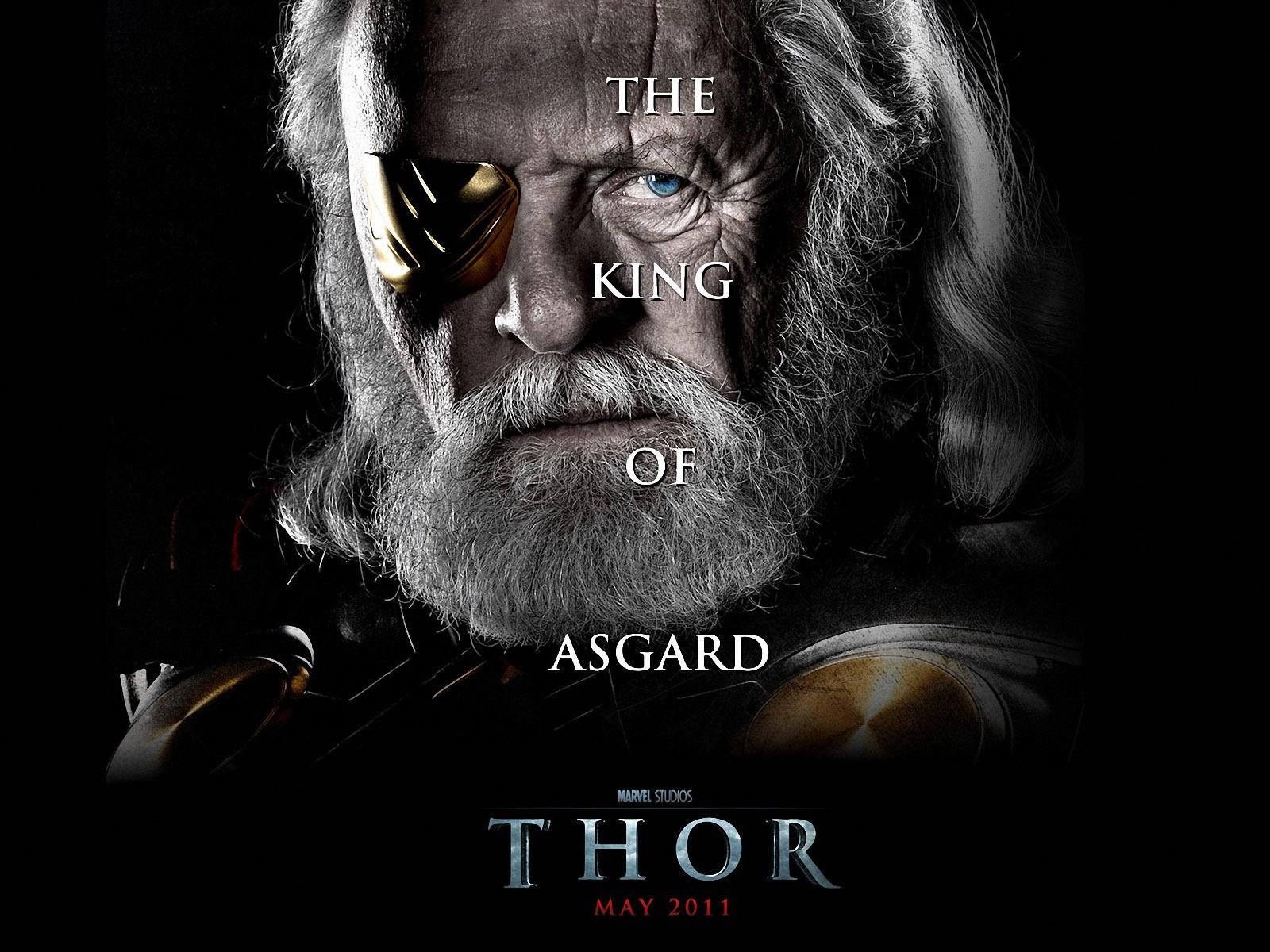 Pósterde Odin De La Película Thor En Calidad 4k Fondo de pantalla