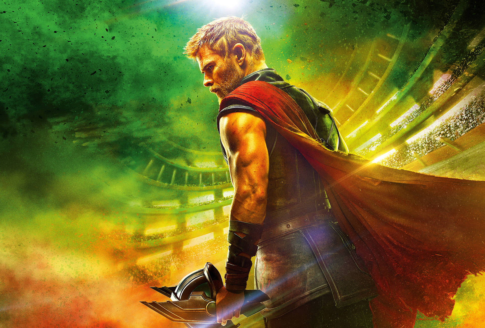 Pósterde Personaje De Thor: Ragnarok En 4k Fondo de pantalla