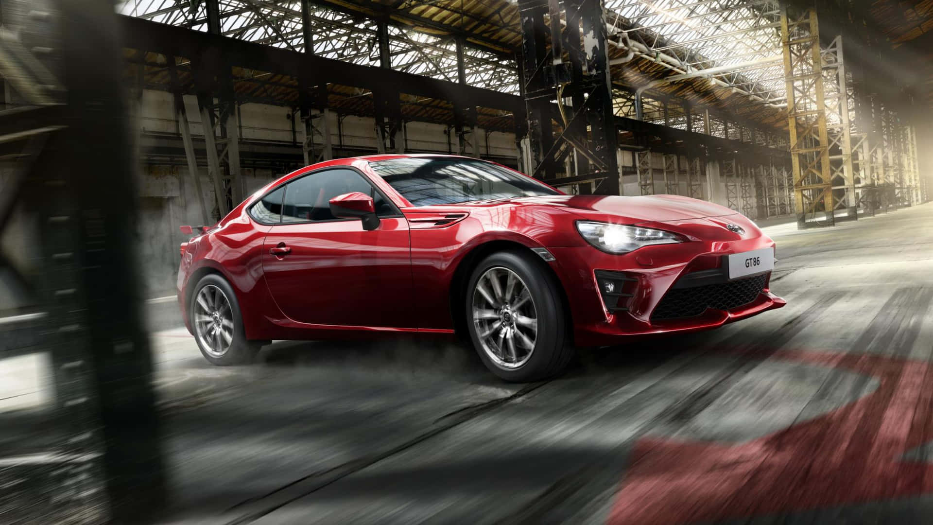 red toyota 86 wallpaper