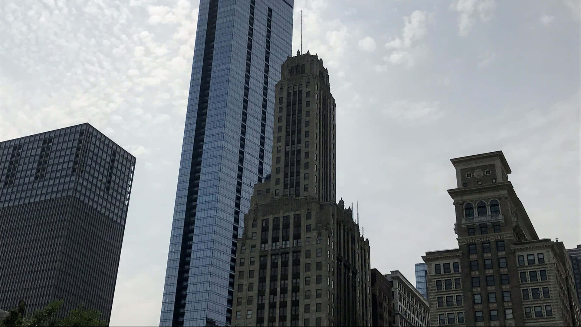 Et Skyline i Chicago 4K Ultra HD Wallpaper