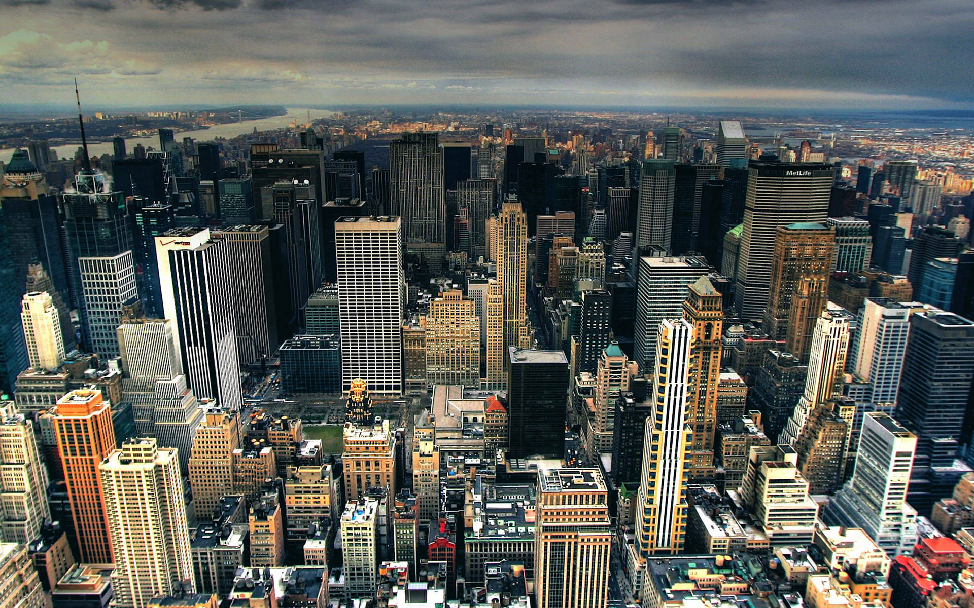 4kultra Hd Ciudad De Nueva York Skyline Fondo de pantalla