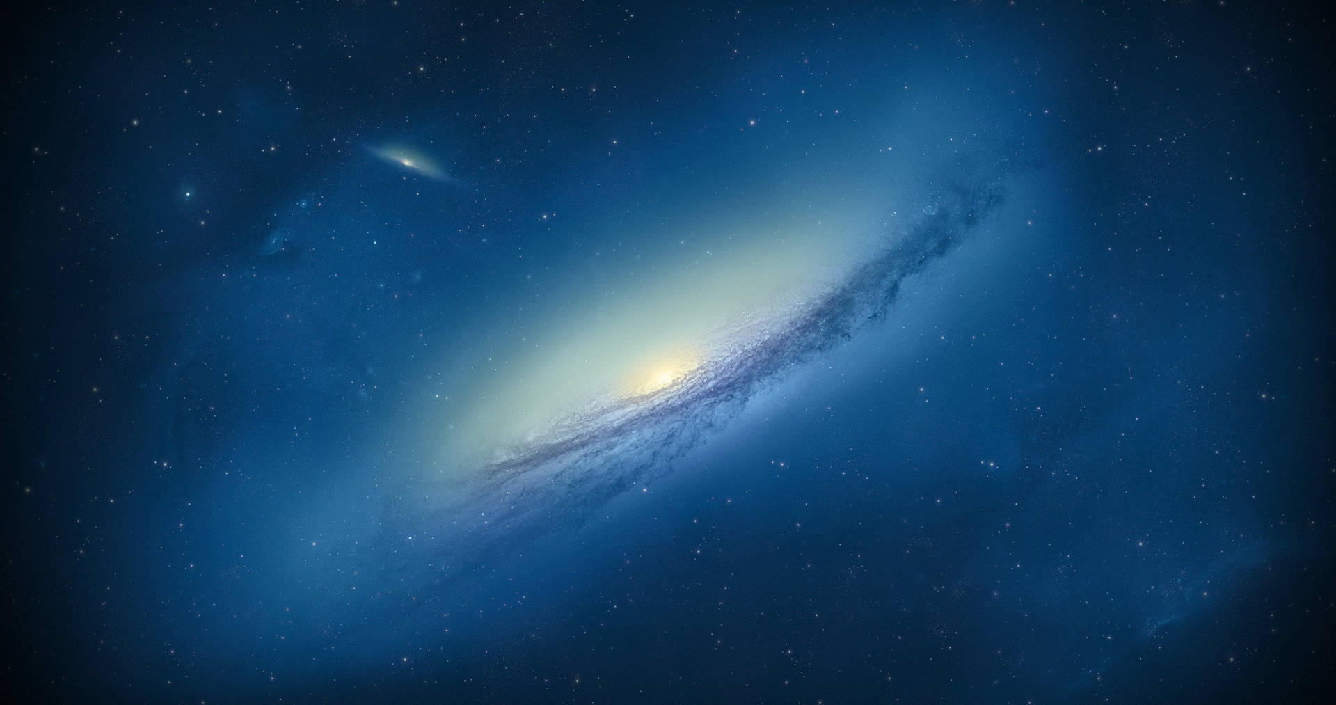 4k Ultra Hd Galaxy Blue Space Wallpaper