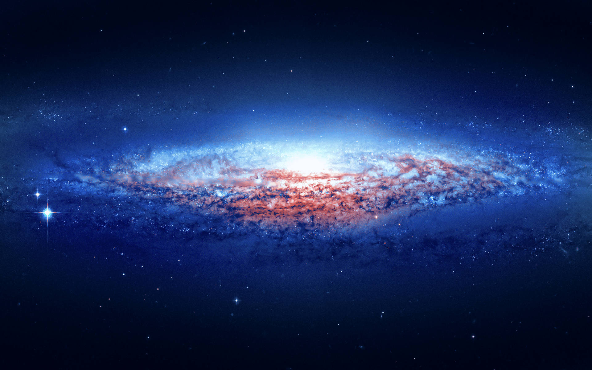 4k Ultra Hd Galaxy Bright Stars Wallpaper
