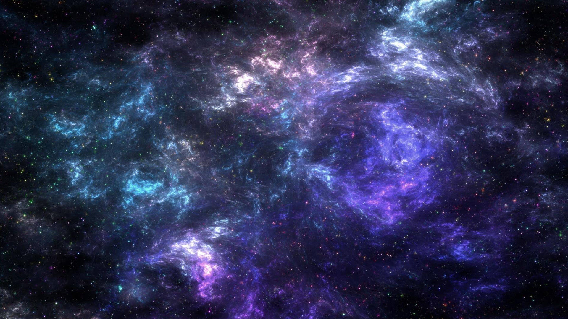 4k Ultra Hd Galaxy Elektriske Skyer Wallpaper