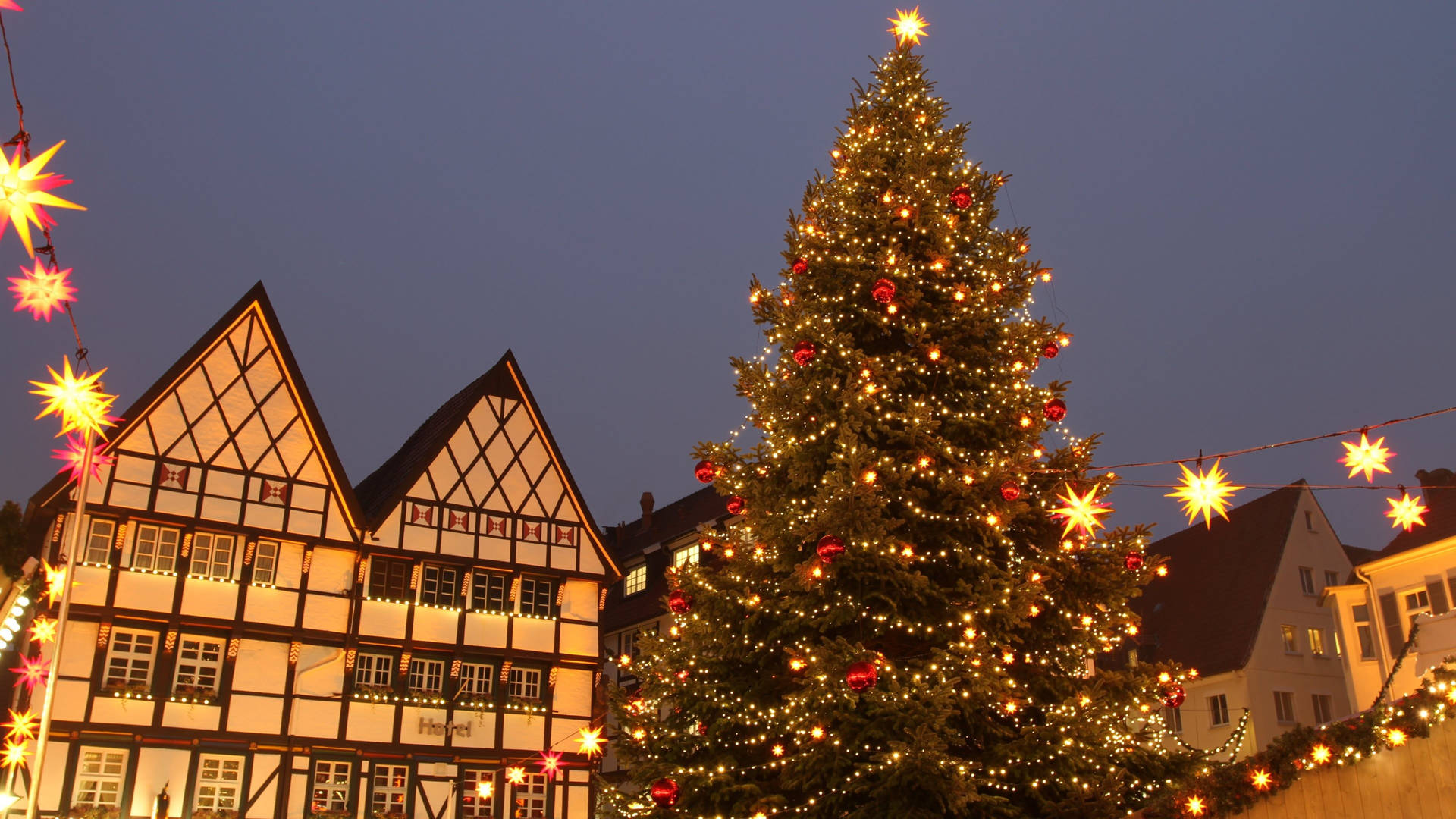 4k Ultra Hd Germany Christmas Village Picture