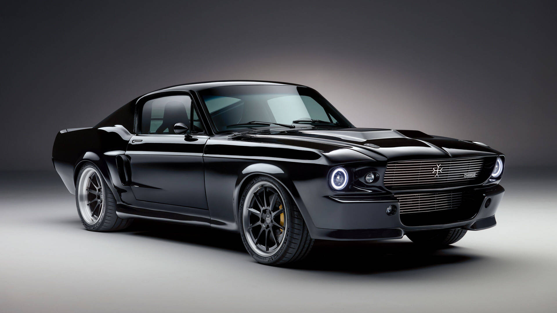 Modello Mustang Black 4k Ultra Hd Sfondo