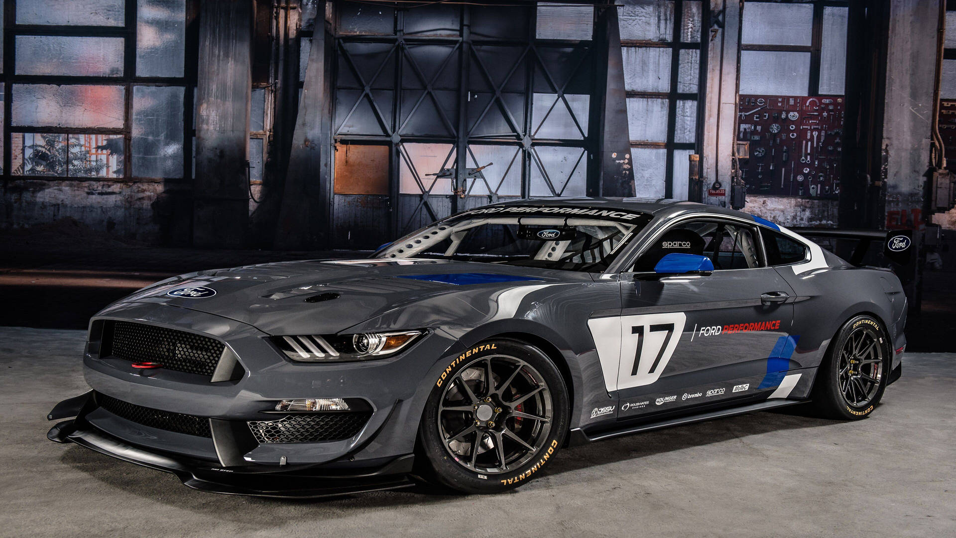 4K Ultra HD Mustang GT4 Race Car Wallpaper