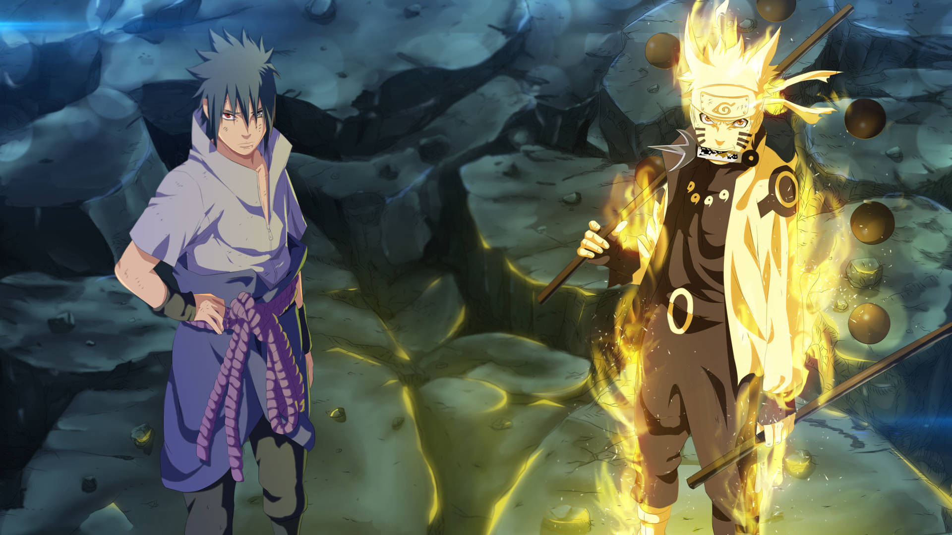 4k Ultra Hd Naruto And Sasuke Background