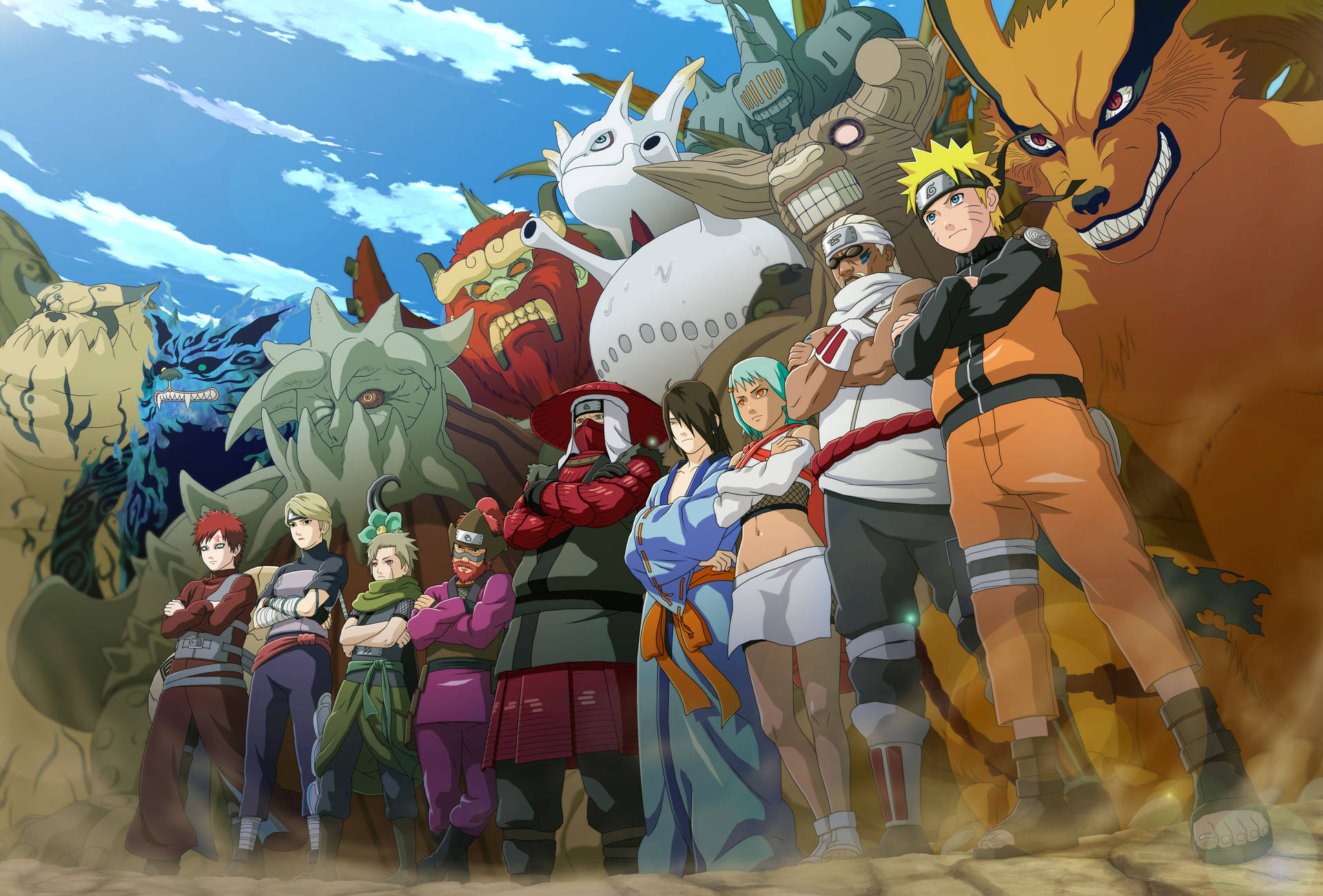 4k Ultra Hd Naruto Characters Wallpaper