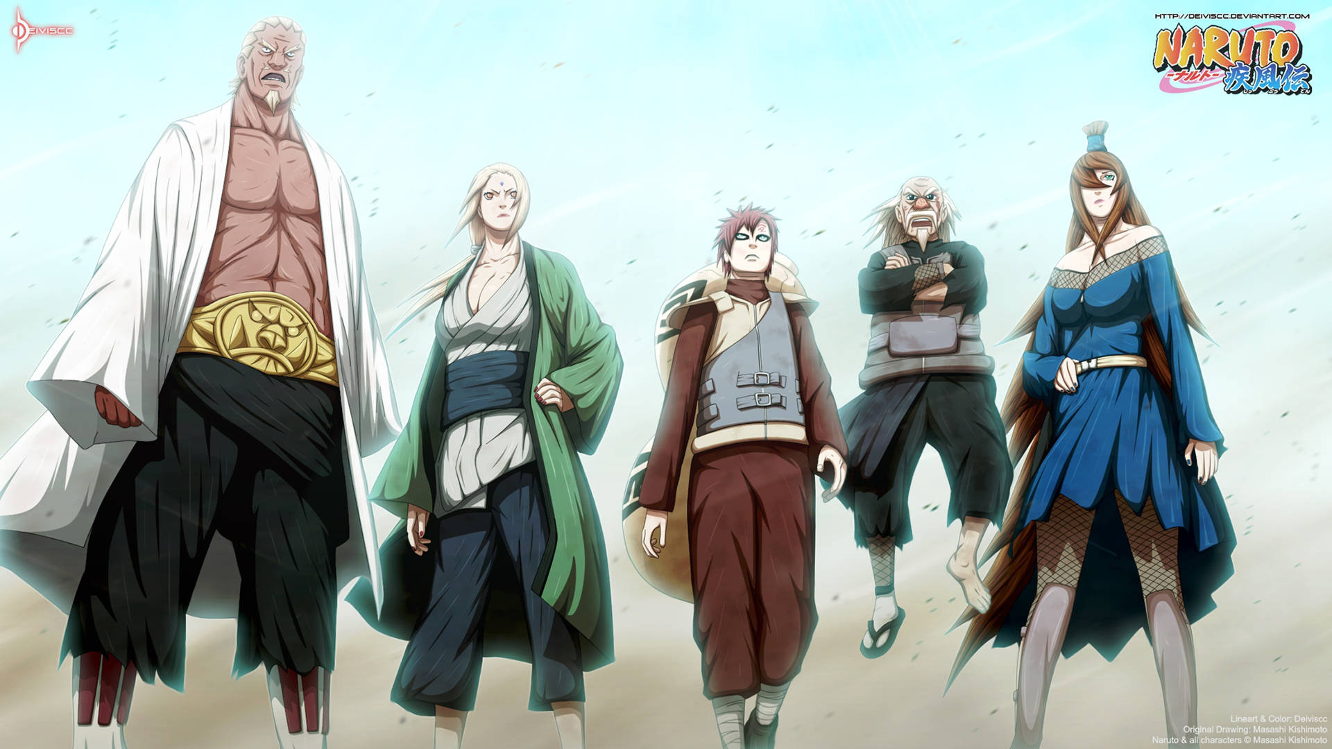 4k Ultra Hd Naruto The 5 Kages