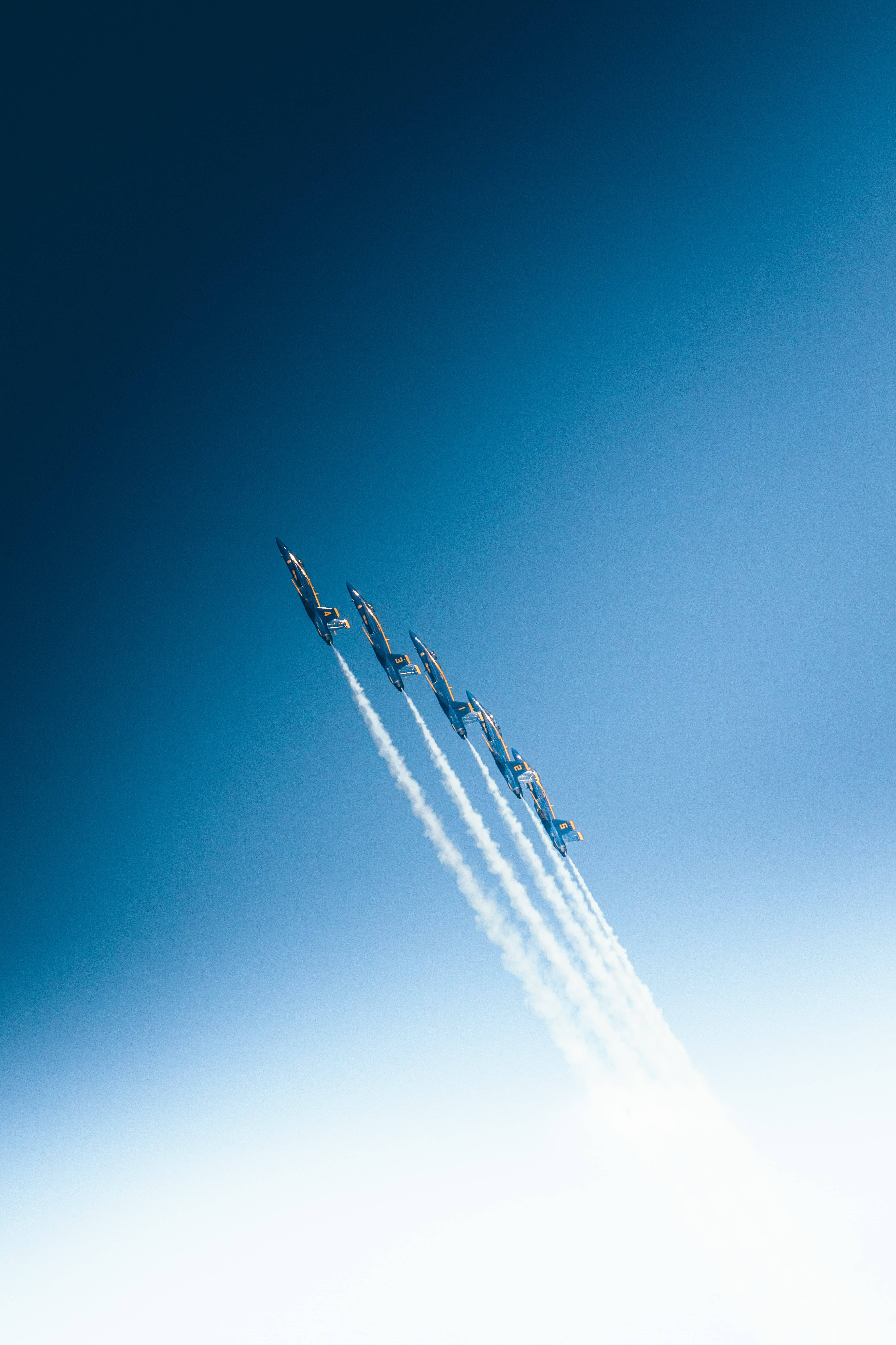 4kultra Hd Handy Jet Flugzeuge Blauer Himmel Wallpaper