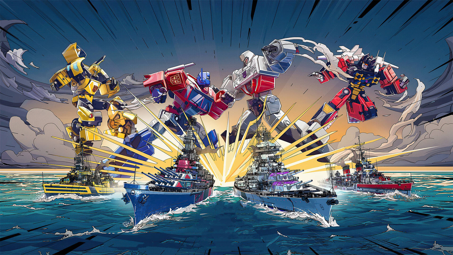 4K Ultra HD Transformers Battleships Wallpaper