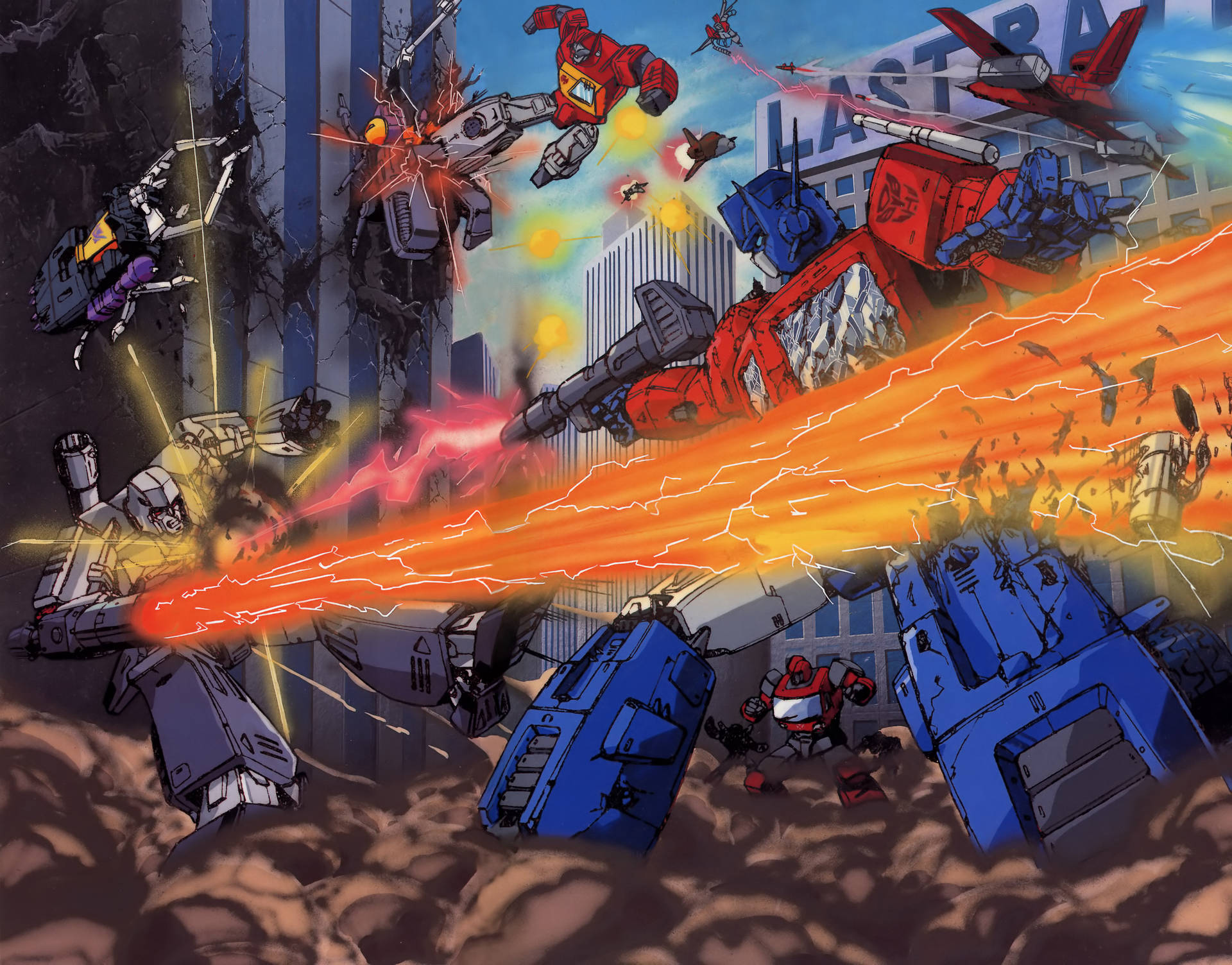 4K Ultra HD Transformers Old Cartoon Wallpaper