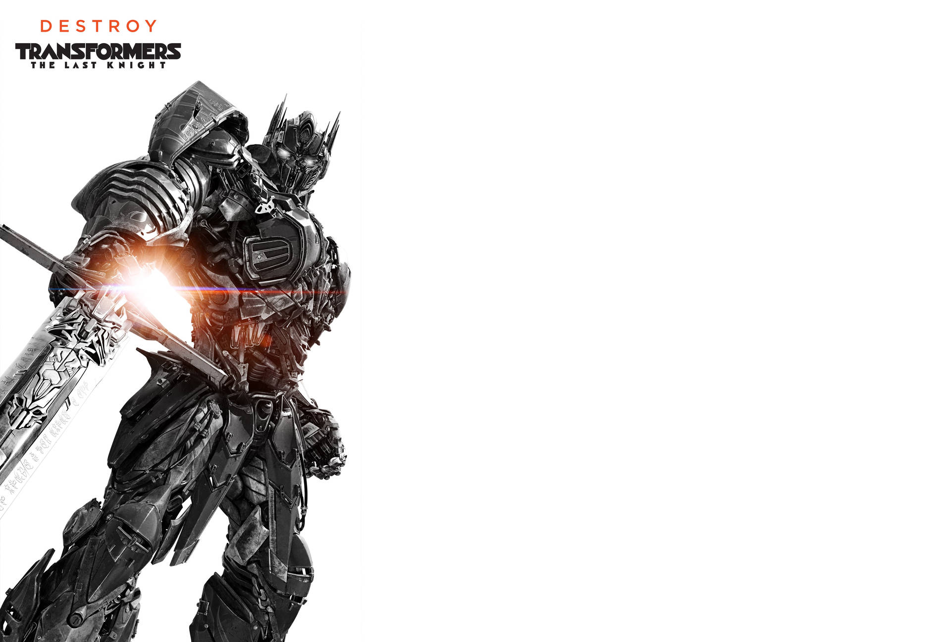 4K Ultra HD Transformers White Background Wallpaper