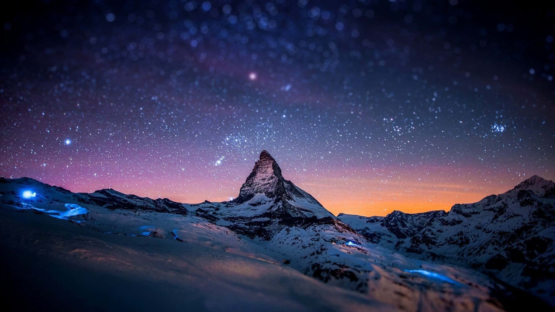 4k Universe Matterhorn In Night Wallpaper