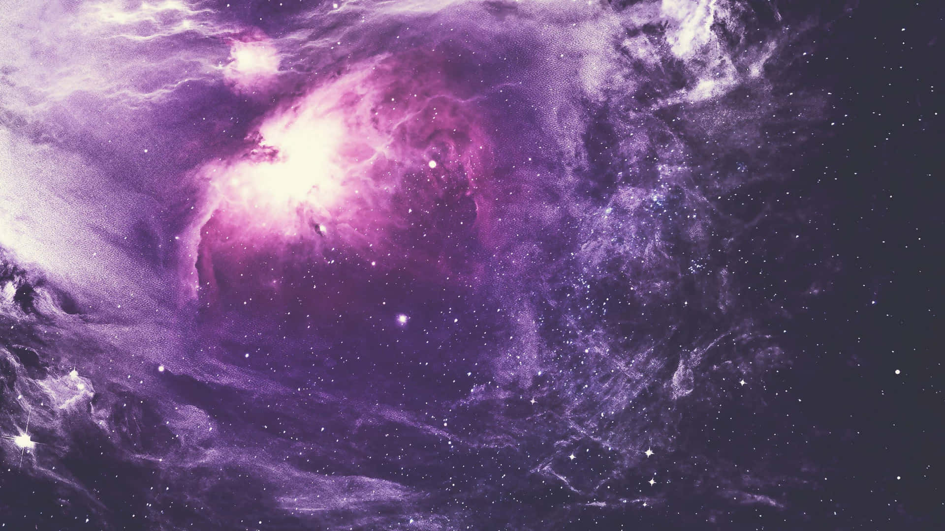 4k Universe Purple Nebula Wallpaper