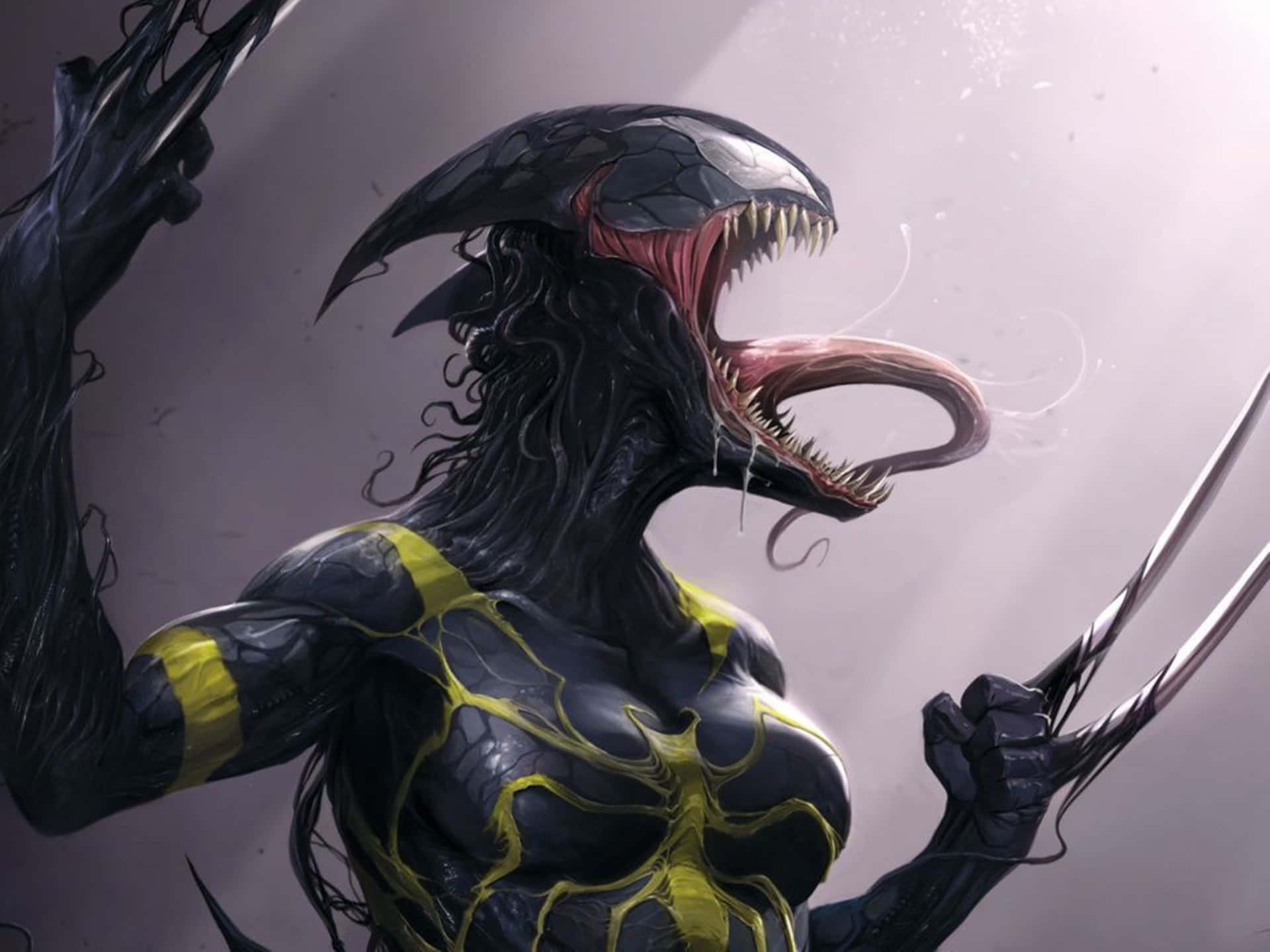 4K Villain Woman Venom Wallpaper