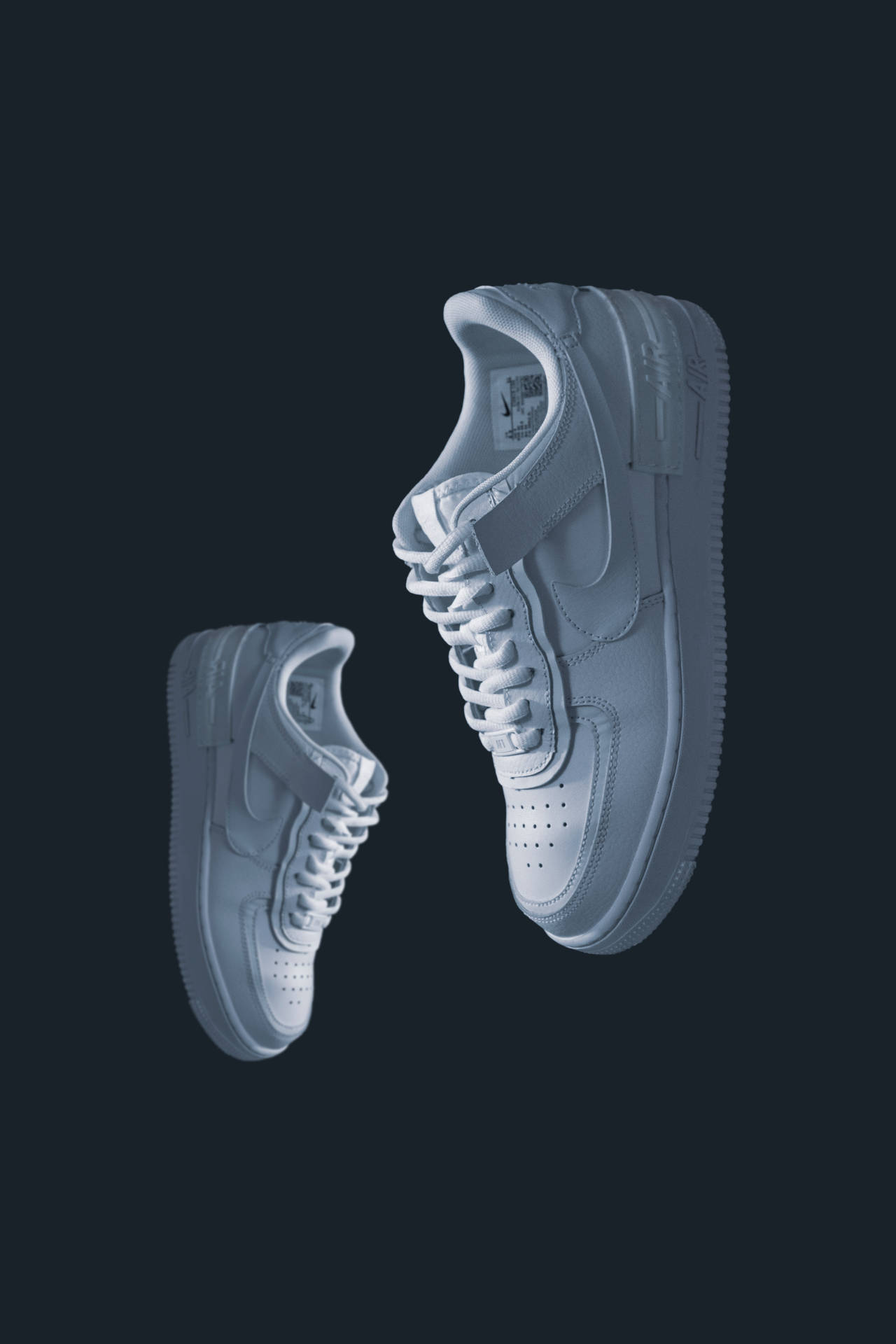 4K hvid Nike sko billede tapet: Wallpaper