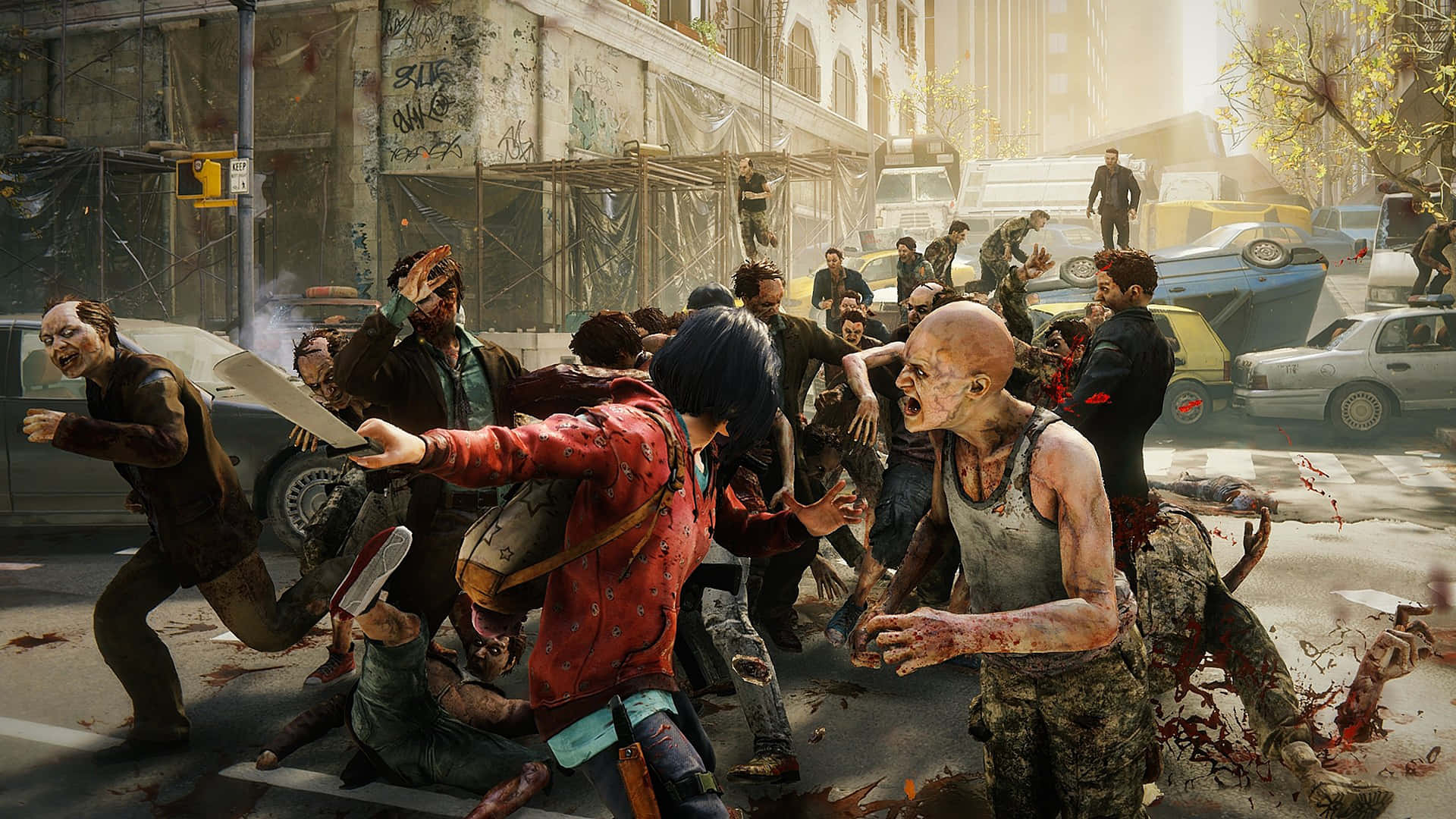 A group of survivors in a post apoctalyptic world.